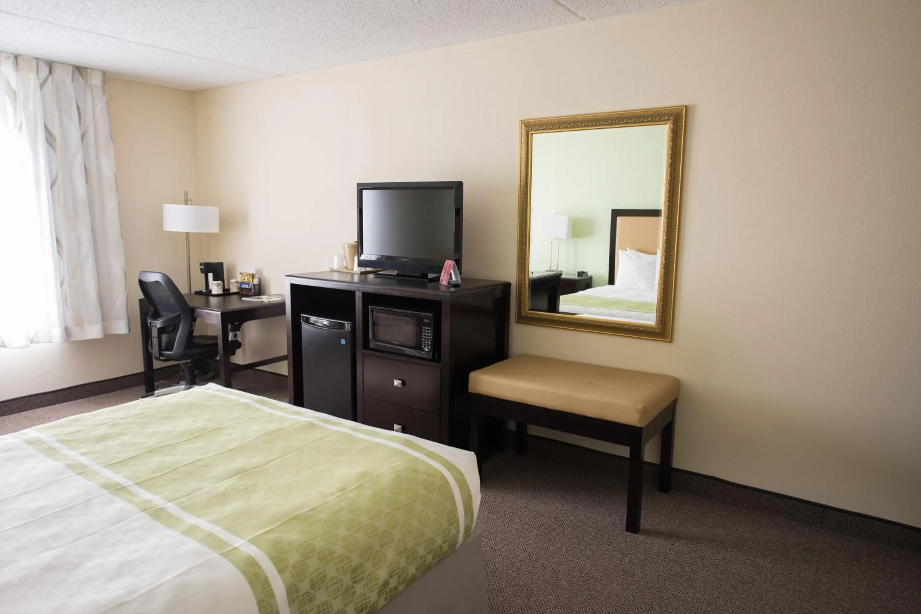 Bed in Hope Hotel and Richard C. Holbrooke Conference Center