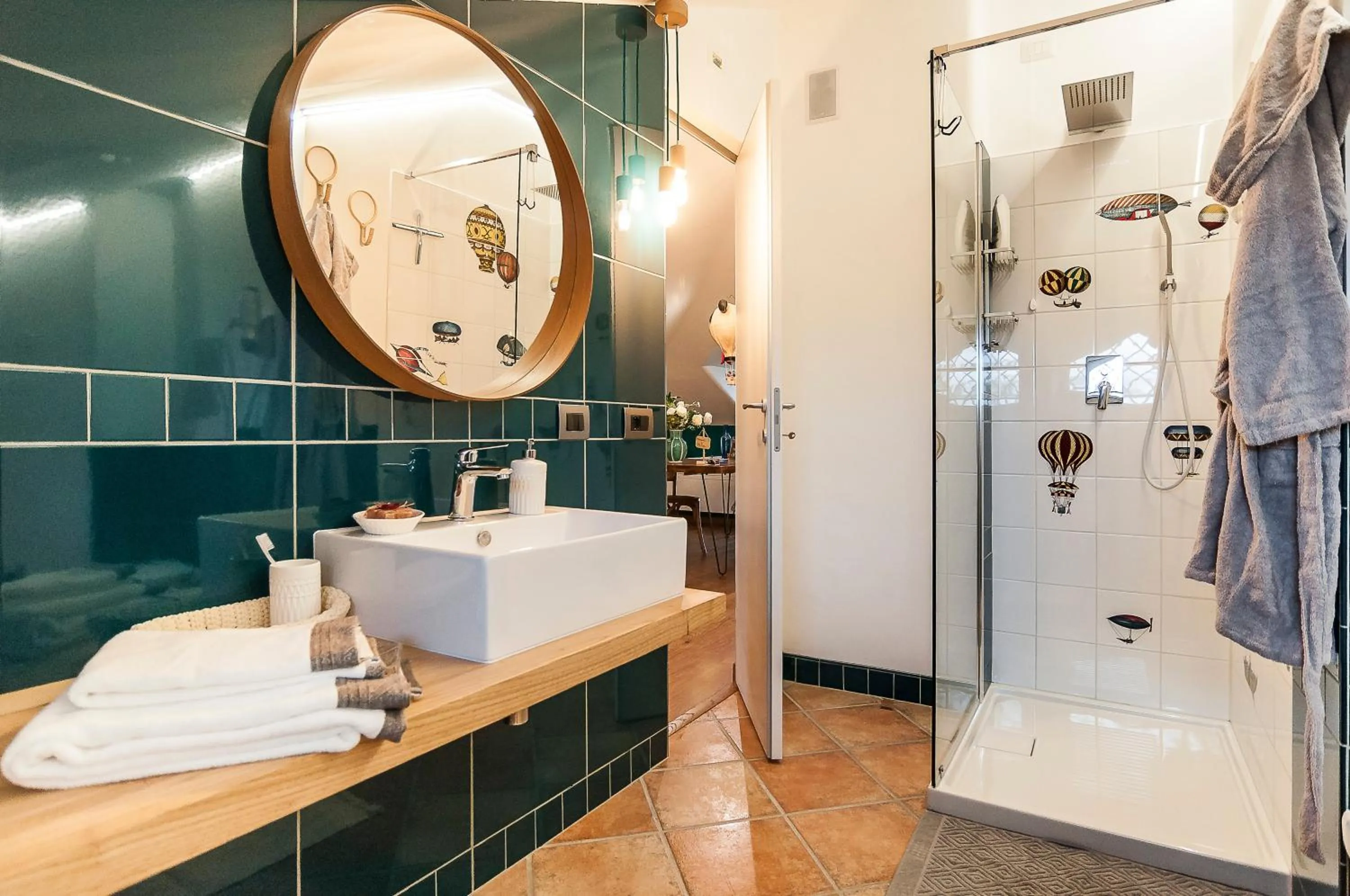 Shower in Villa Rosa Lifestyle B&B