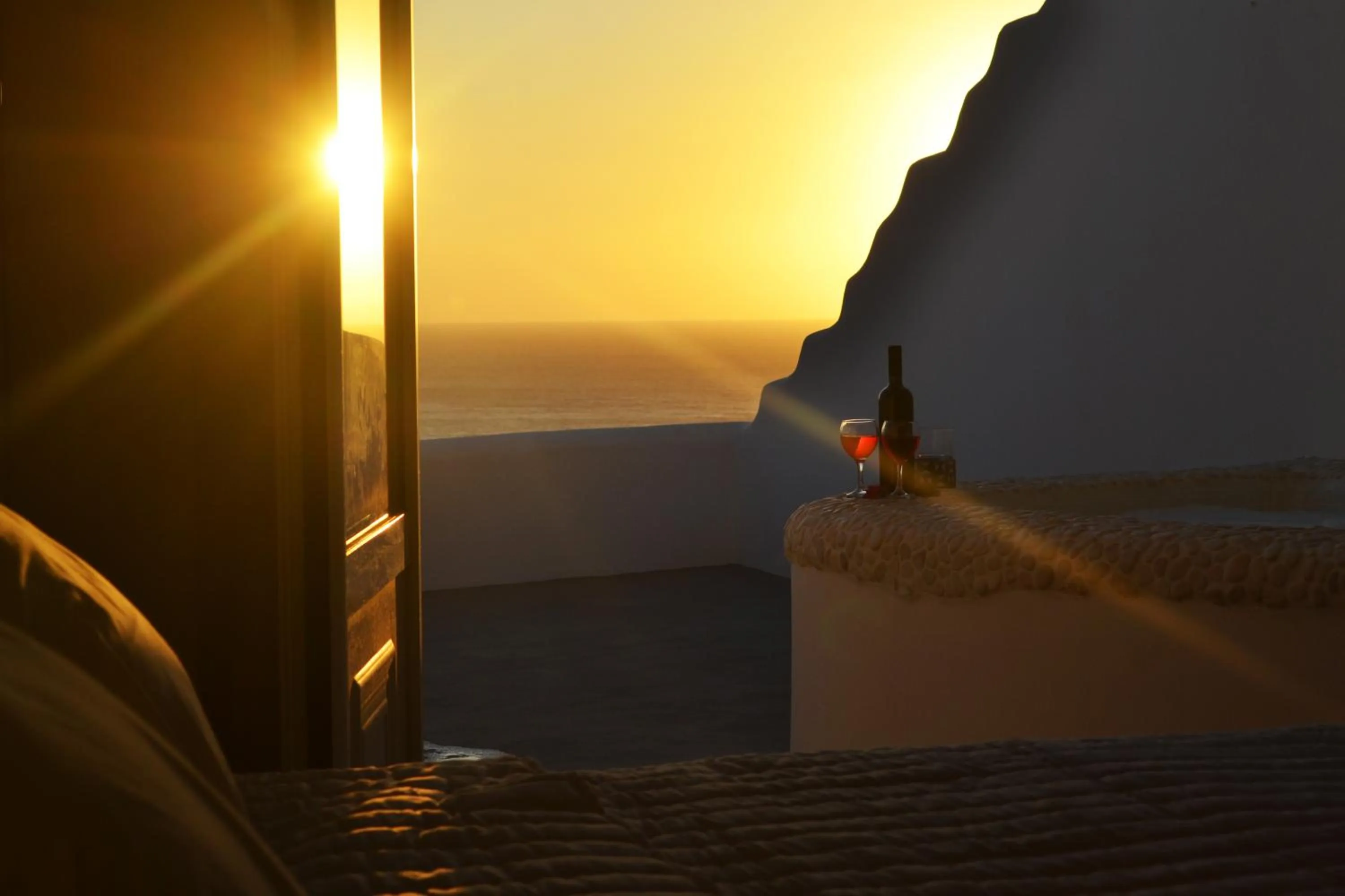 Sea view in Golden Beach Resort Anafi