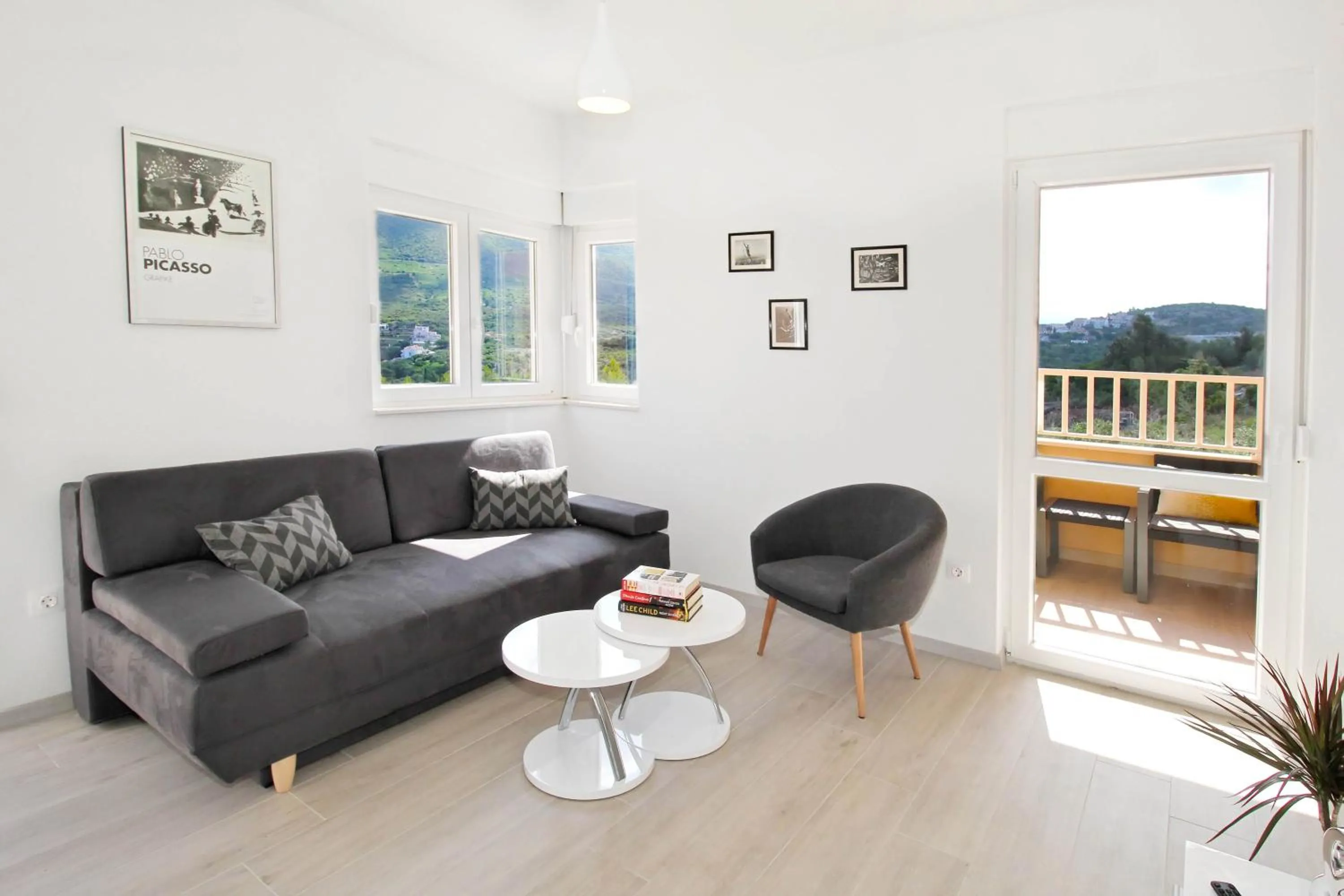 Living room in Bacan Family Apartments