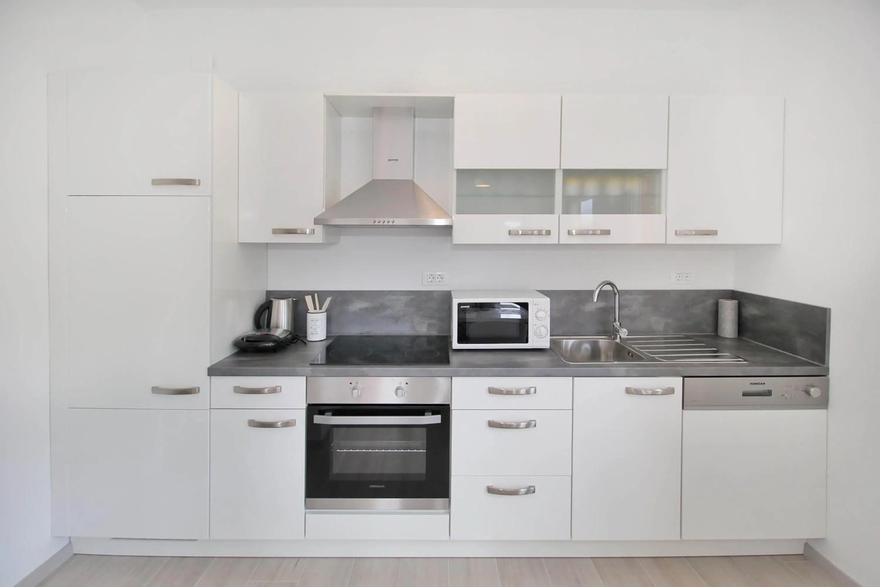 Kitchen or kitchenette in Bacan Family Apartments