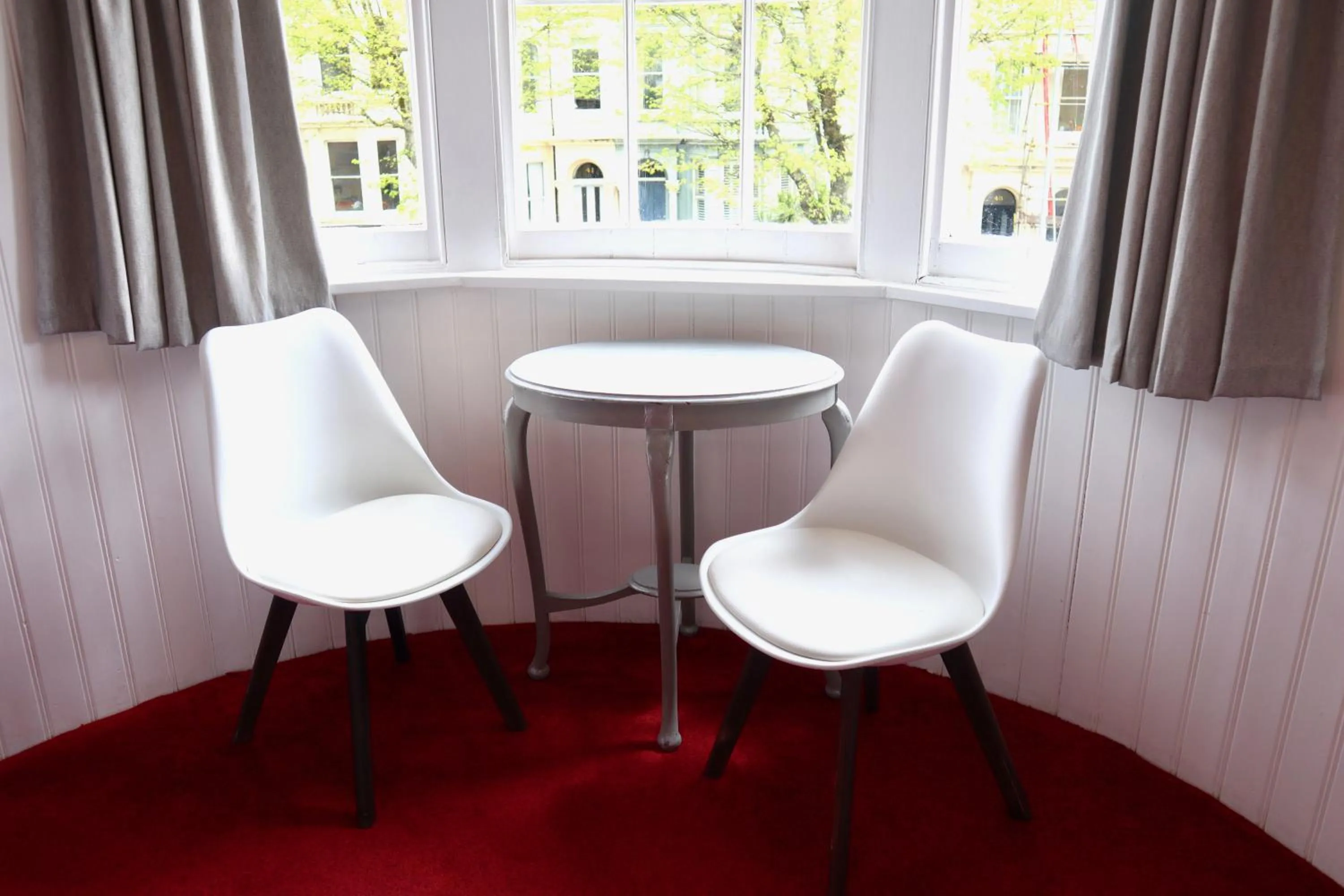 Seating area in Colson House