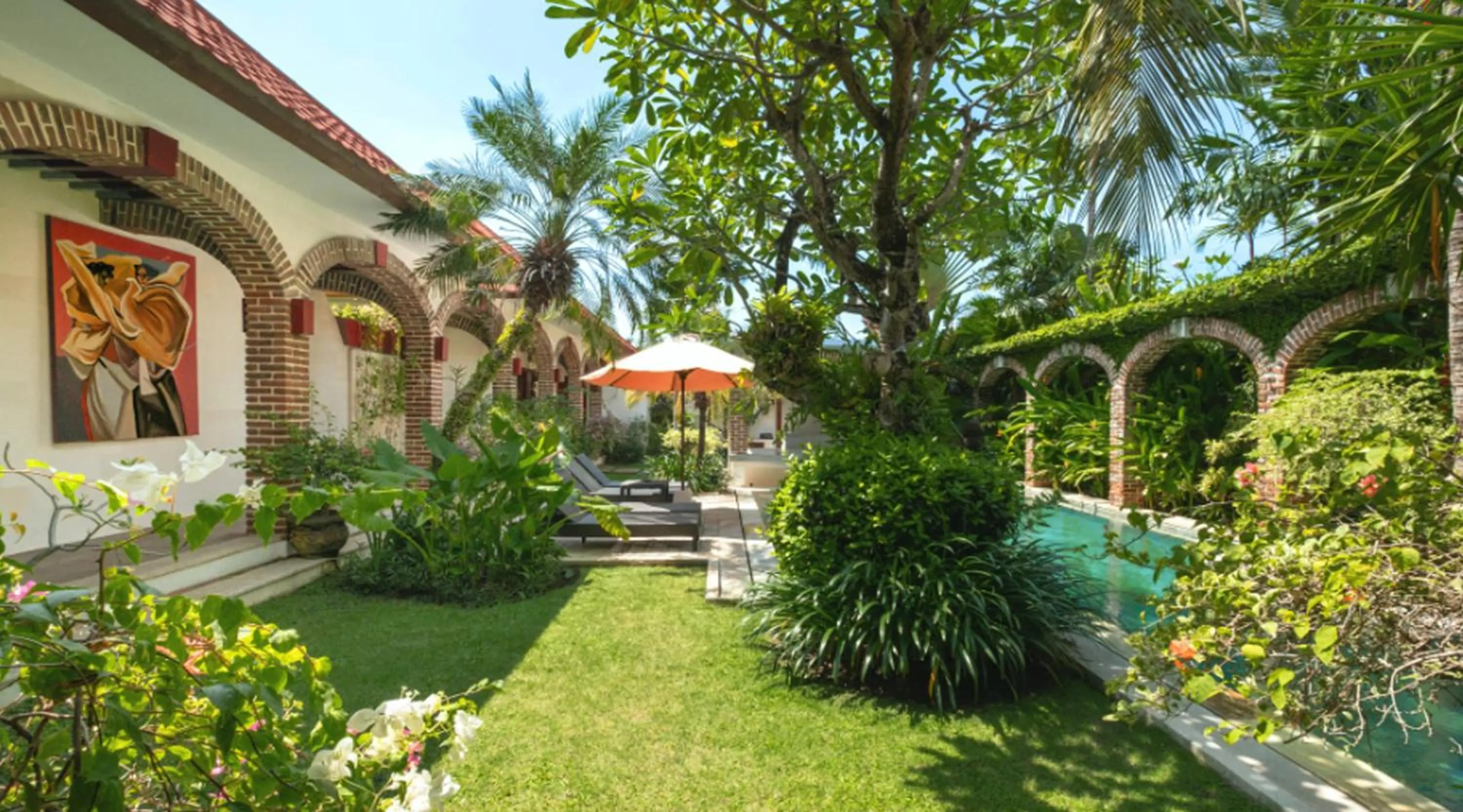 Garden in Bali Dyana Villas