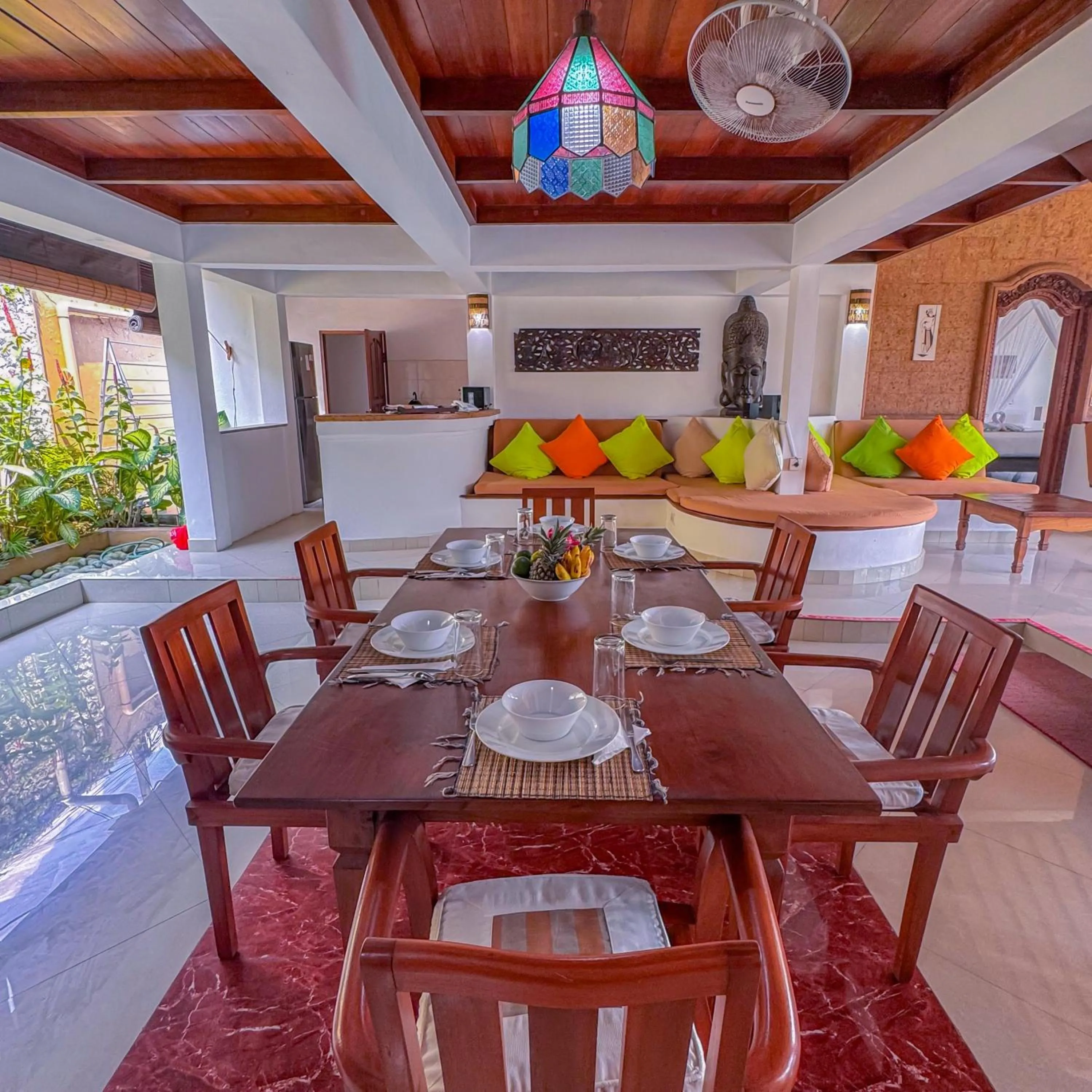 Dining area in Bali Dyana Villas