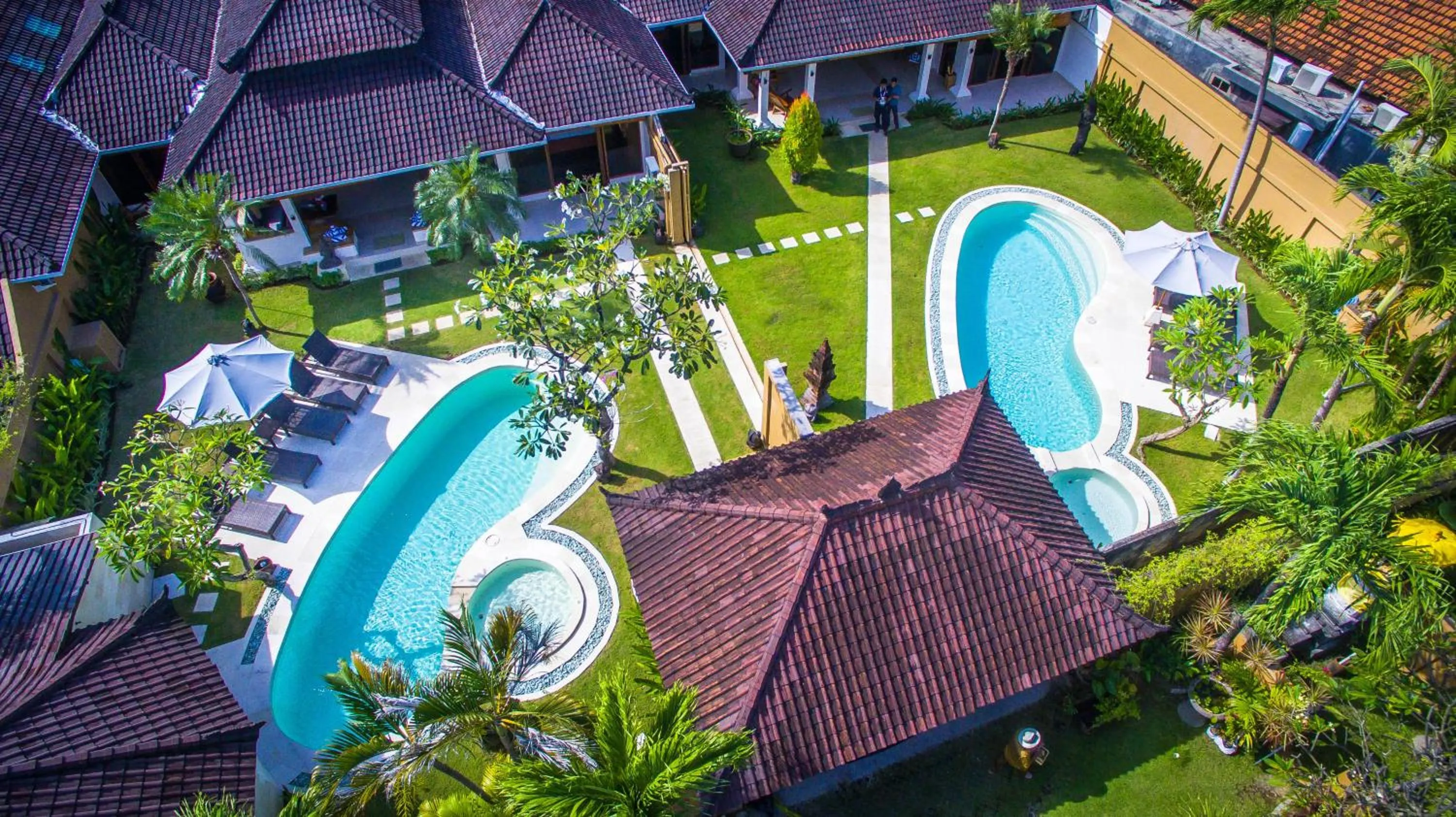 Bird's eye view in Bali Dyana Villas