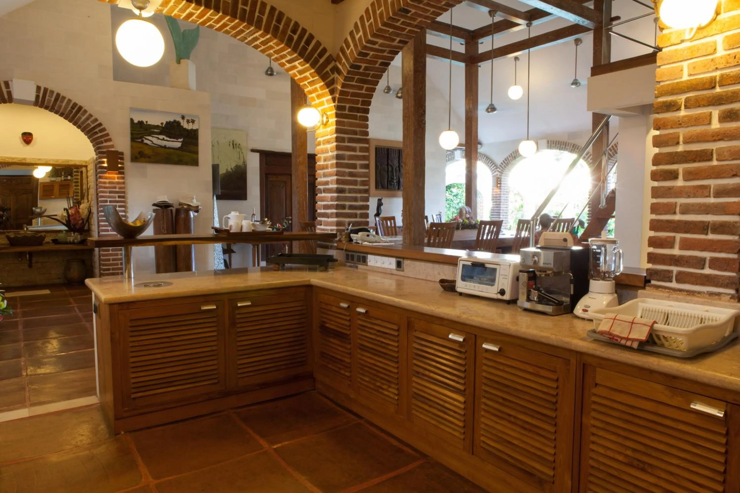 kitchen in Bali Dyana Villas