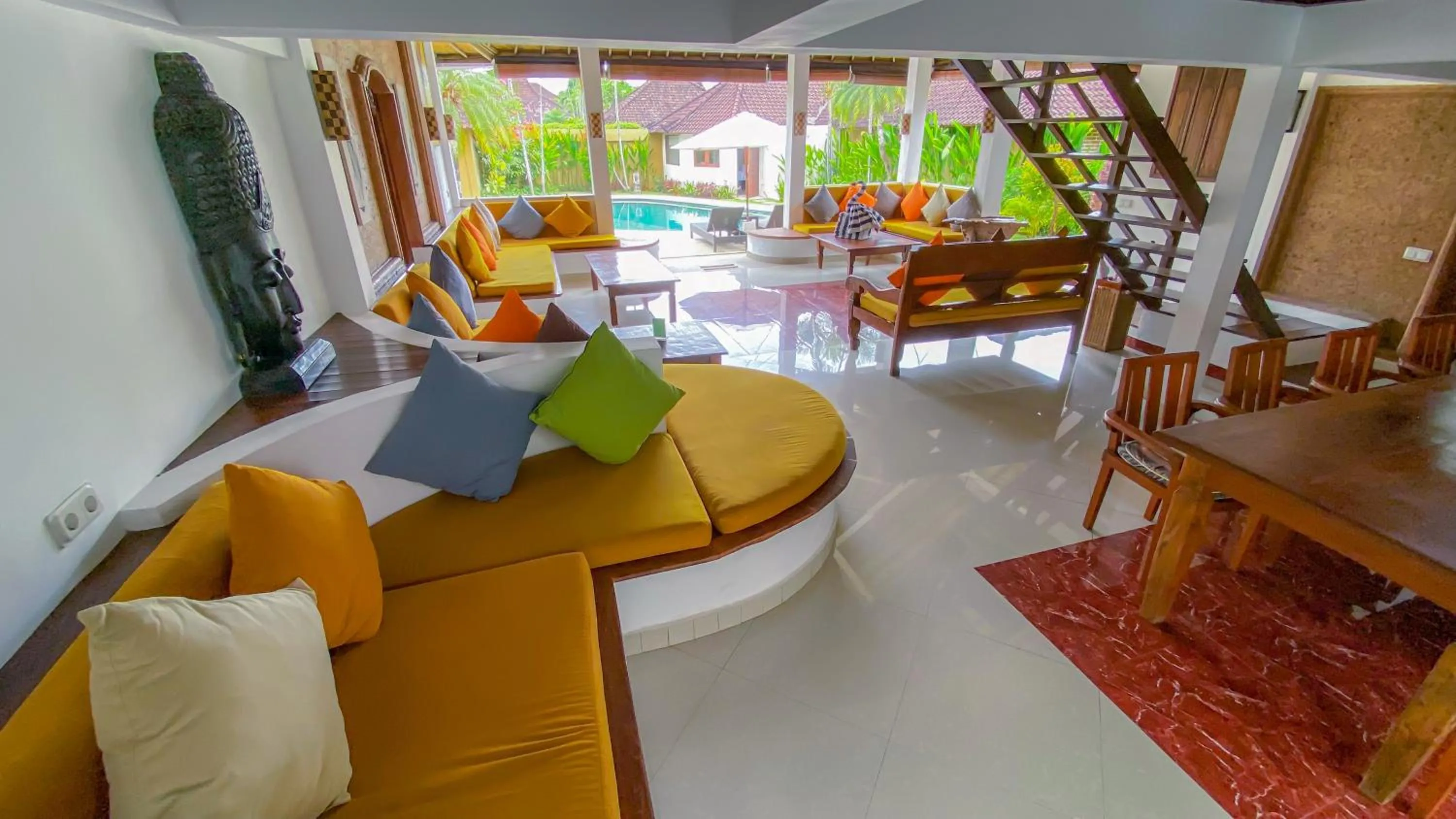 Balcony/Terrace in Bali Dyana Villas