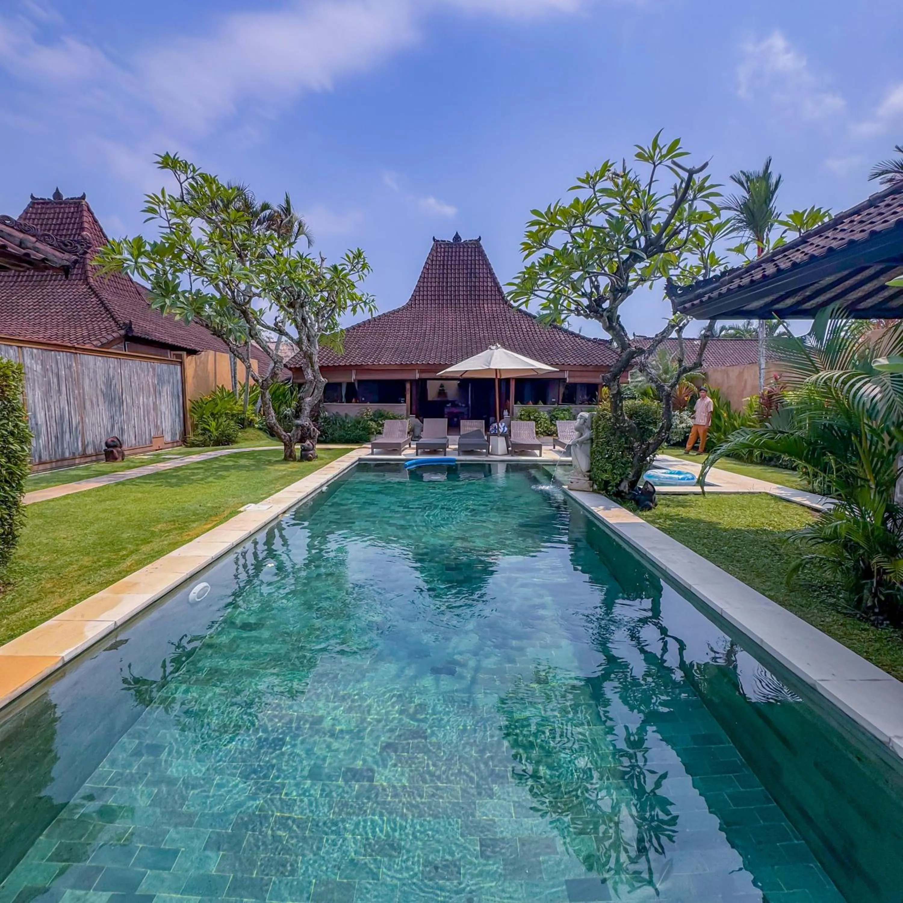 Pool view in Bali Dyana Villas