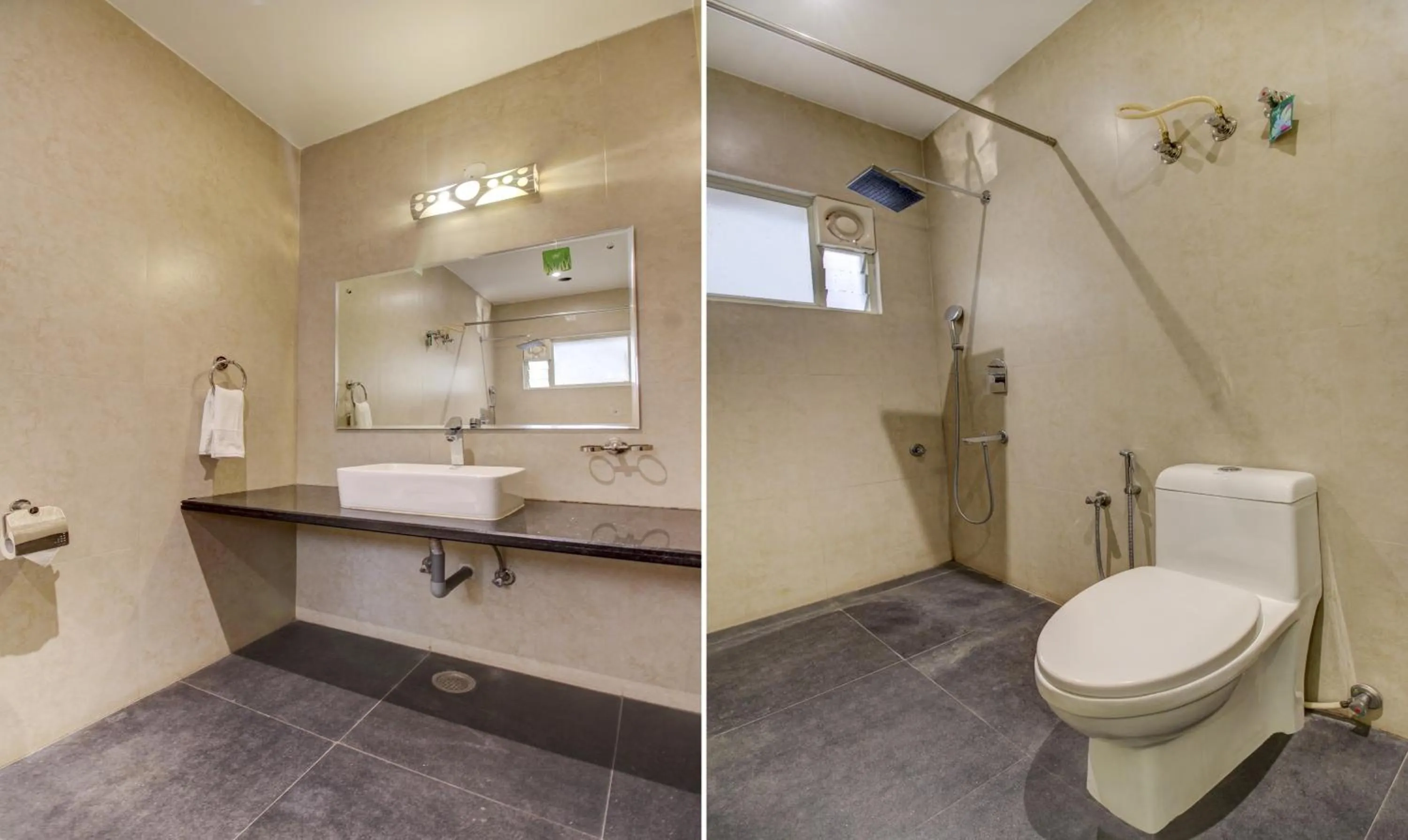 Bathroom in Treebo The Sai Leela Suites