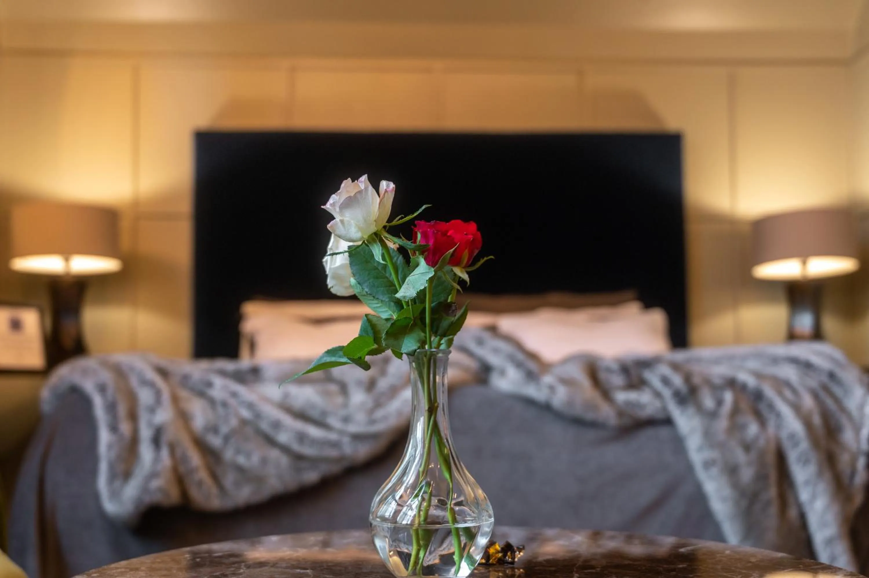 Bed in Hotel Vanajanlinna