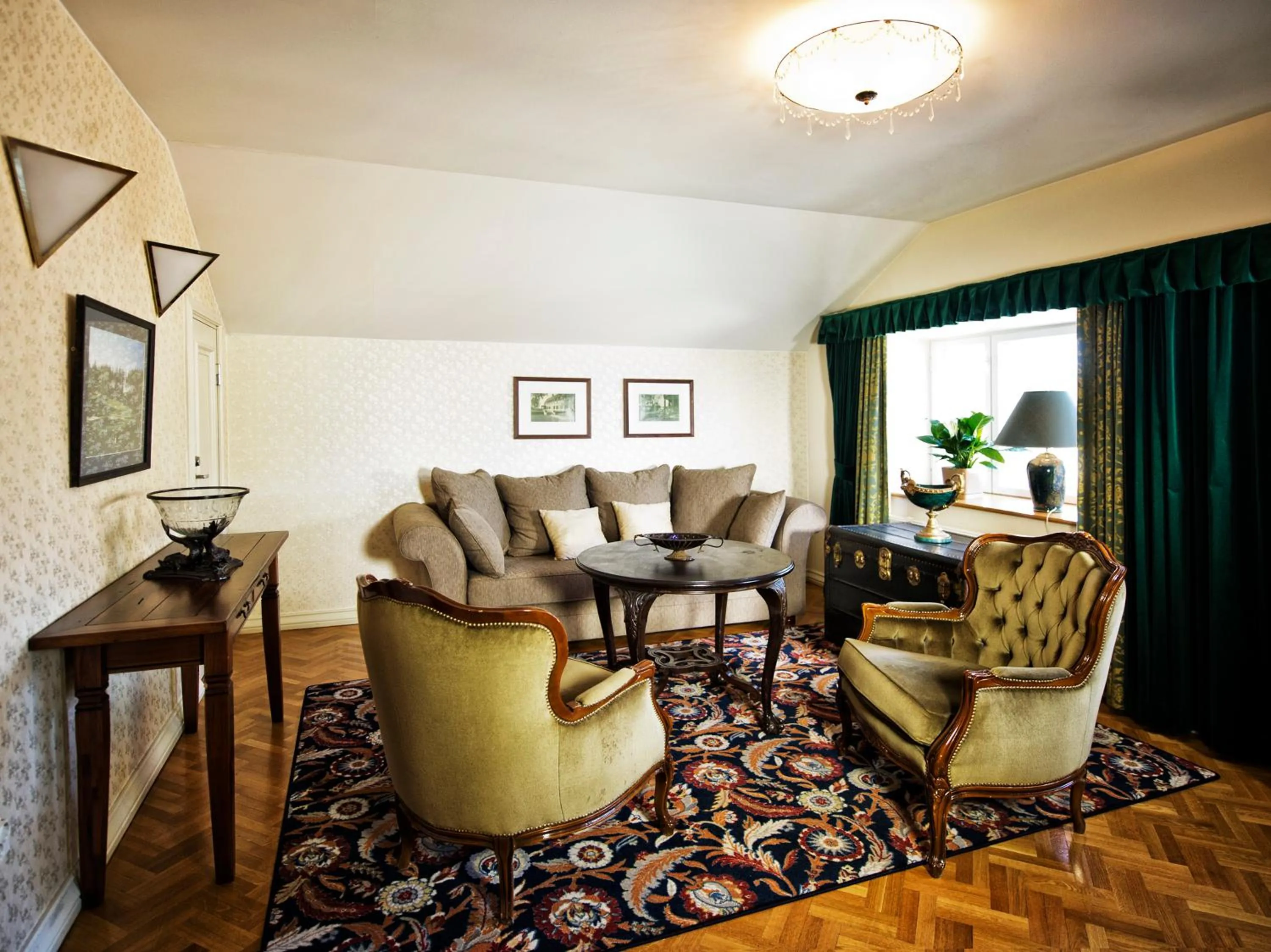 Decorative detail in Hotel Vanajanlinna