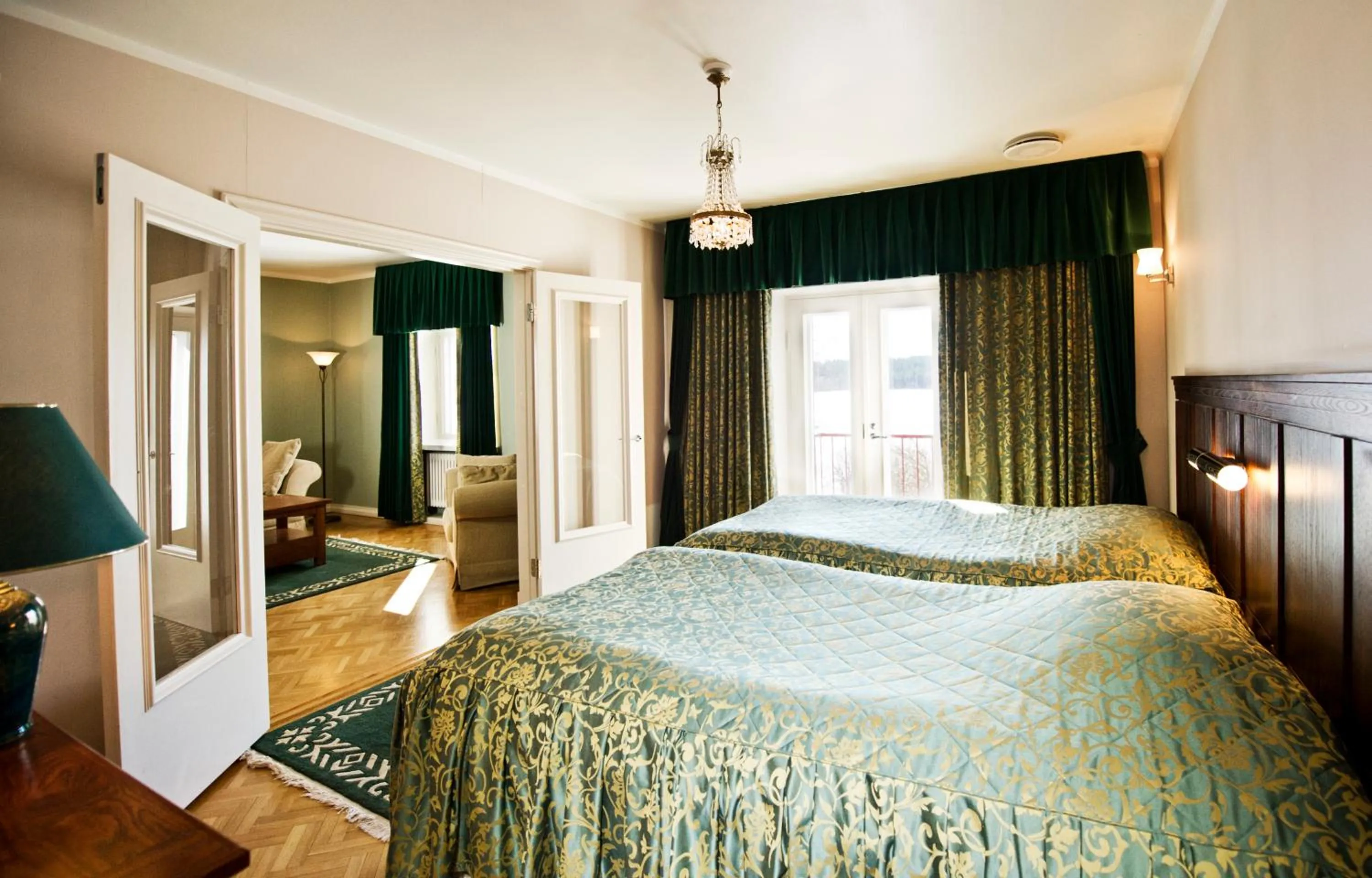 Photo of the whole room, Bed in Hotel Vanajanlinna