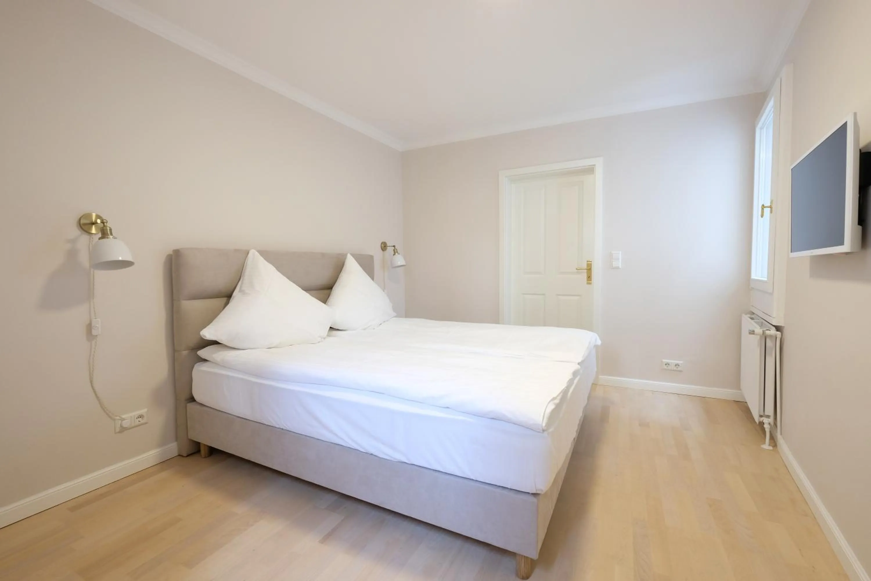 Bedroom, Bed in Boutique Charme Apartments Langestr 14