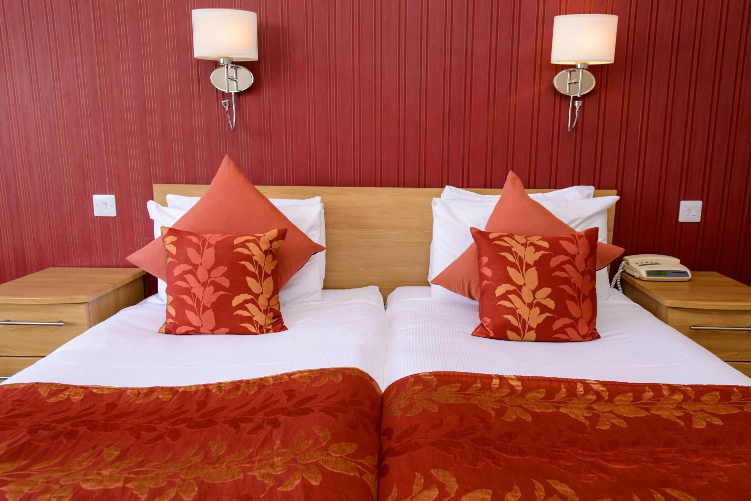 Twin Room in Raven Hall Hotel