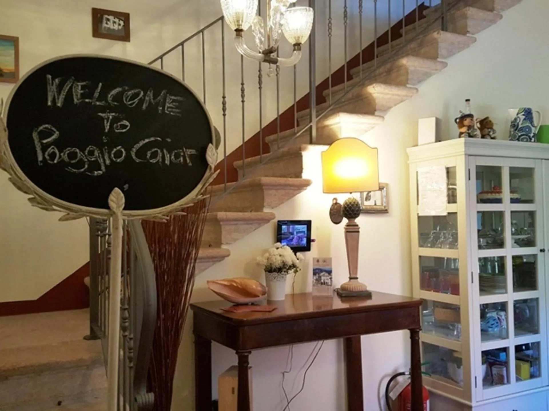 Lobby or reception in B&B POGGIO CAIAR