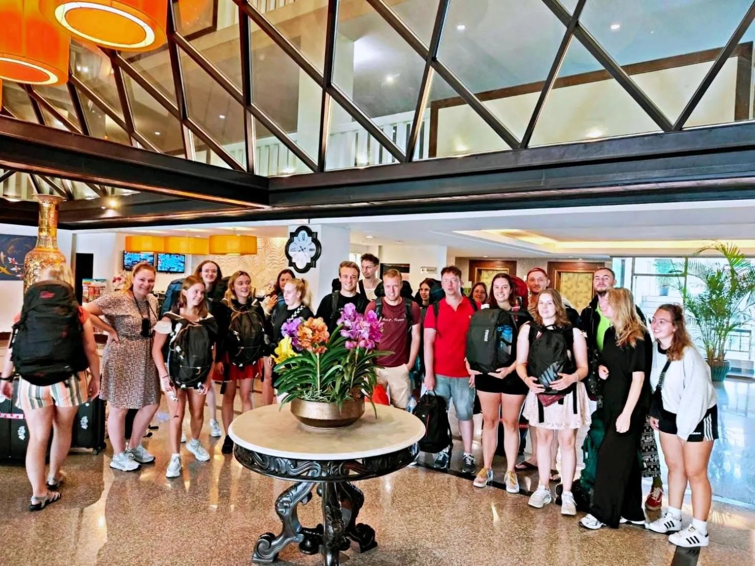 group of guests in Royal Peninsula Hotel Chiangmai