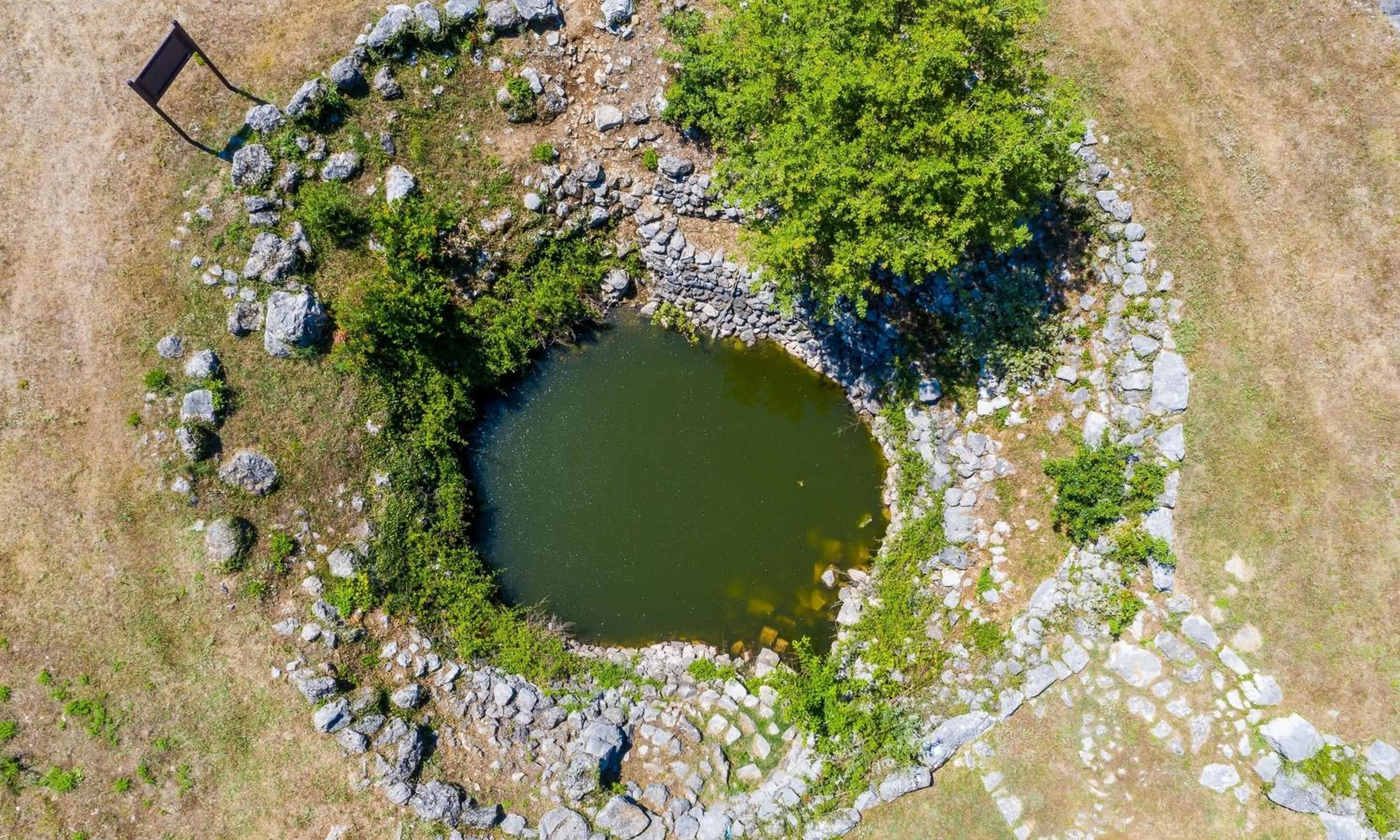 Bird's eye view in Villa Majkovica