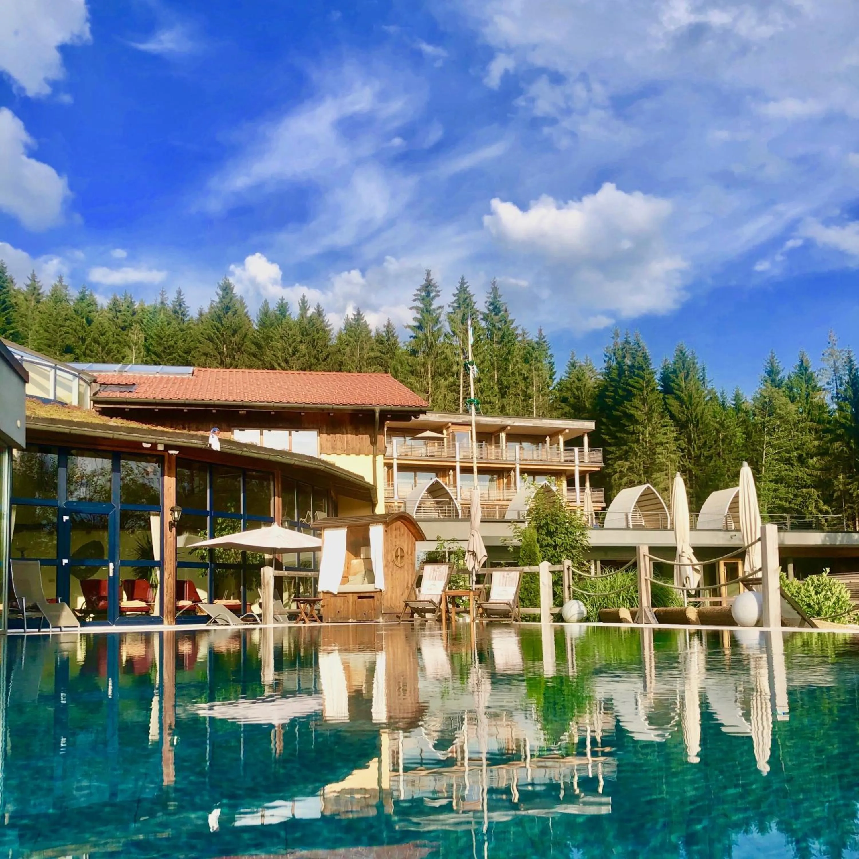 Property building in Wellnesshotel Riedlberg