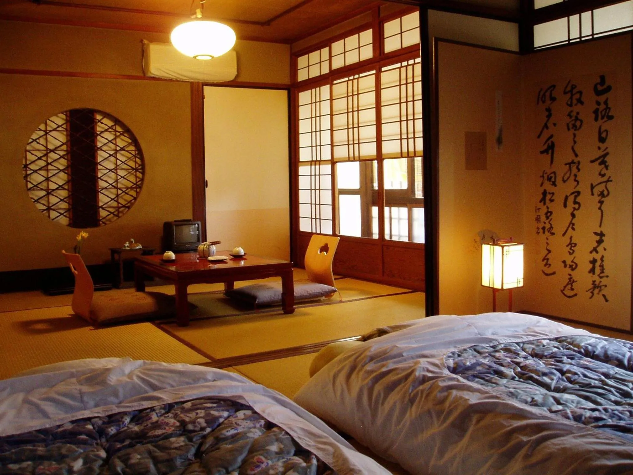 Bed in Inn Kawashima