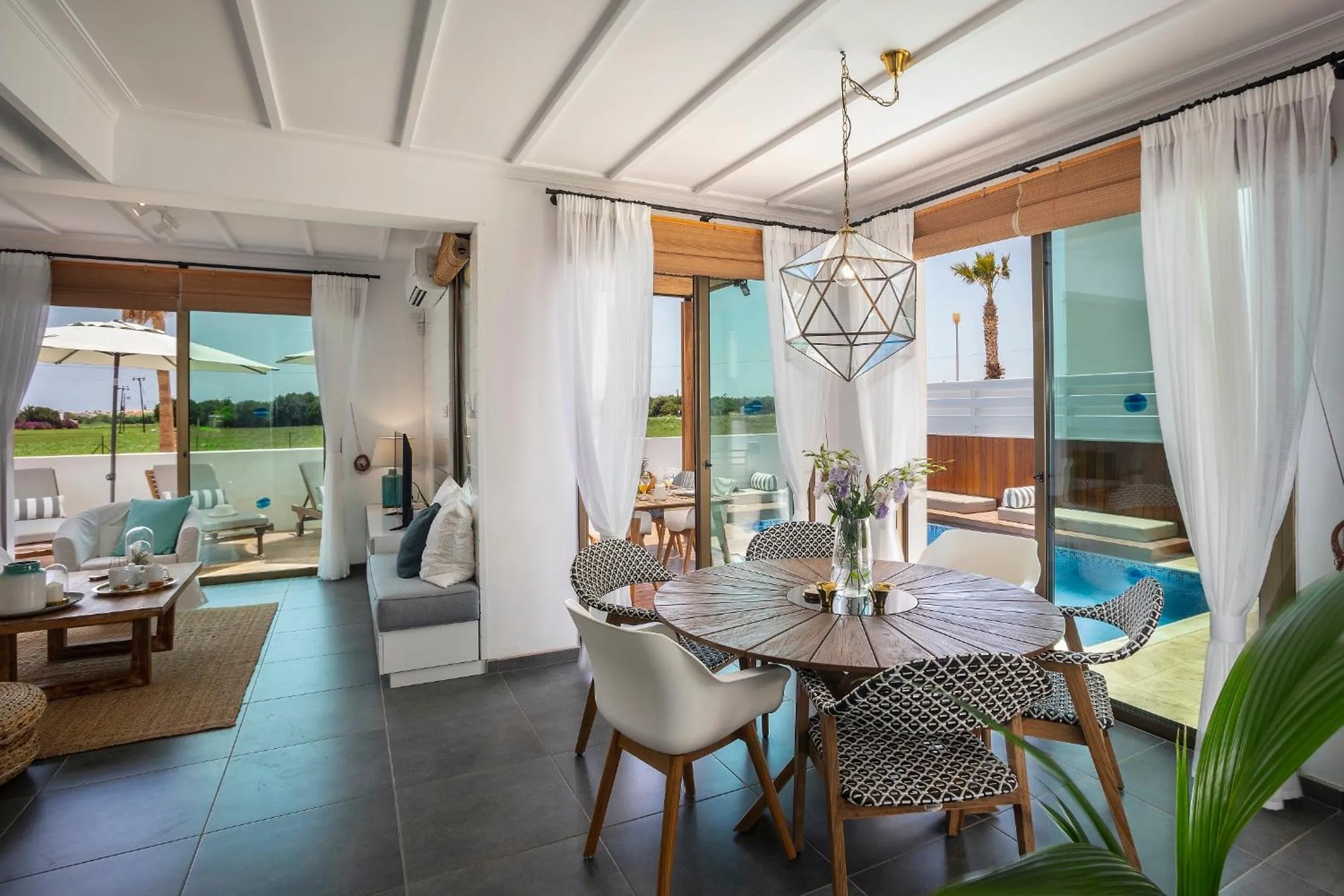 Living room in Chris Le Mare Luxury Villa