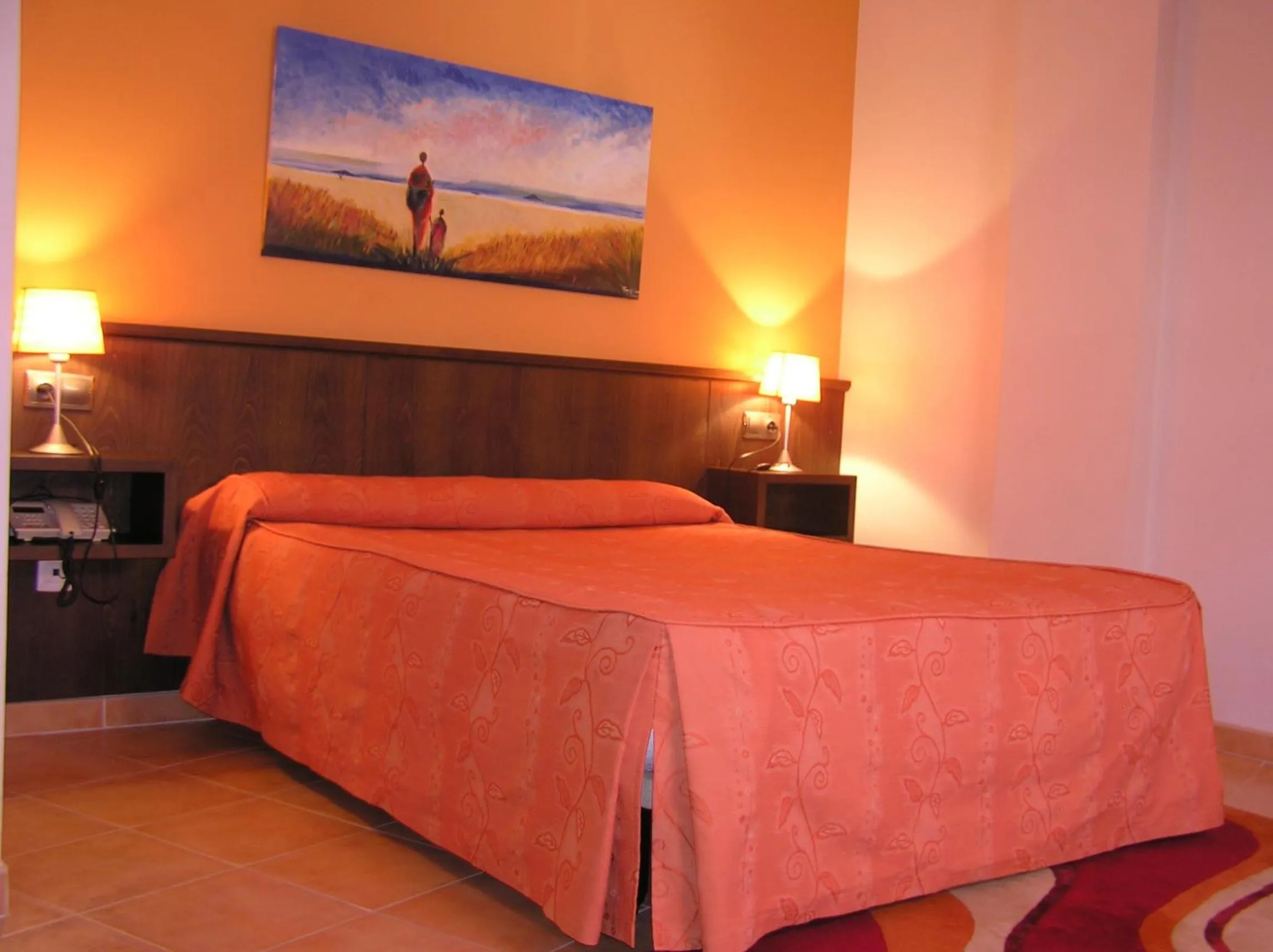 Bed in Hotel Entreviñes