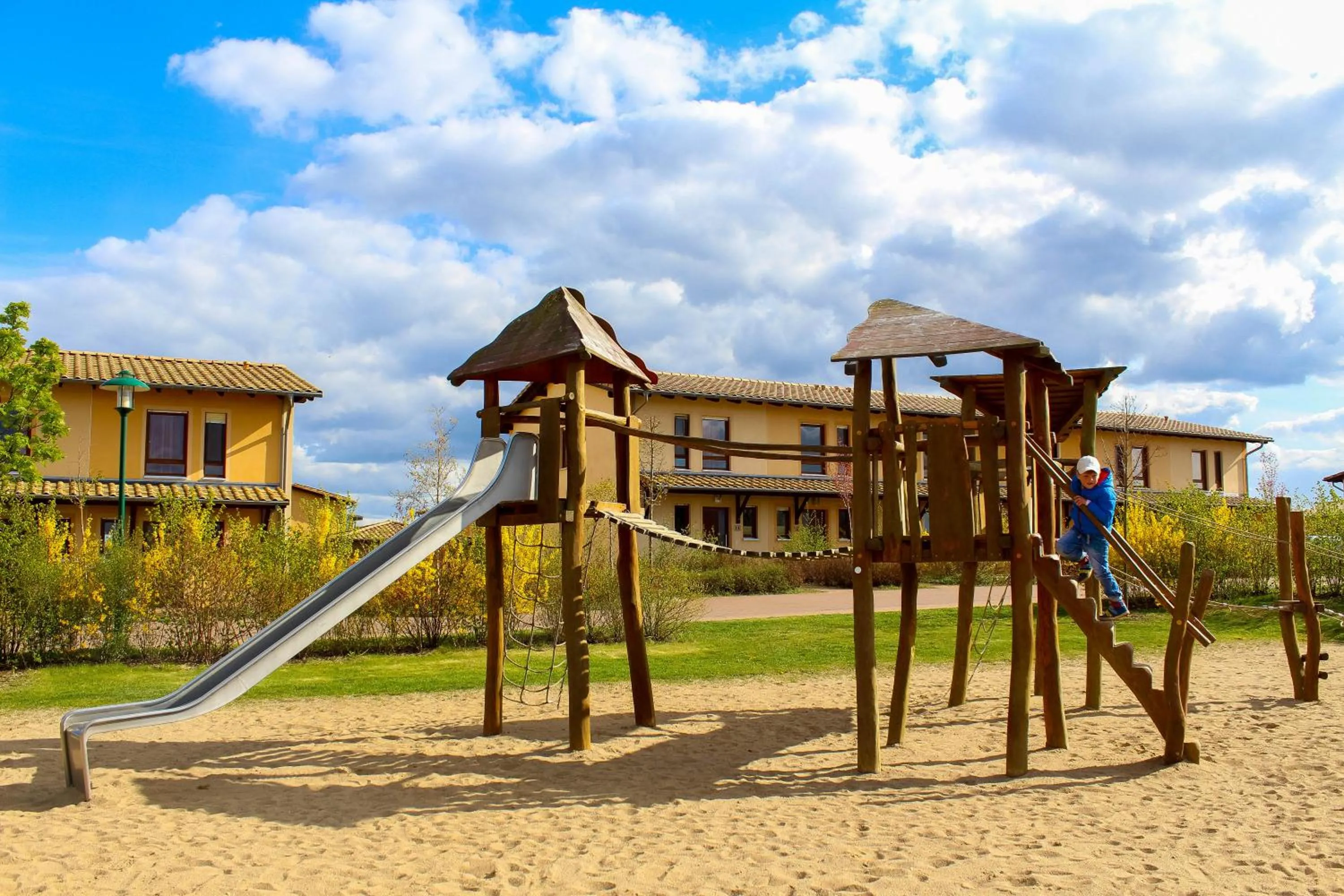 Children play ground in Ferienpark Templin direkt neben der Naturtherme