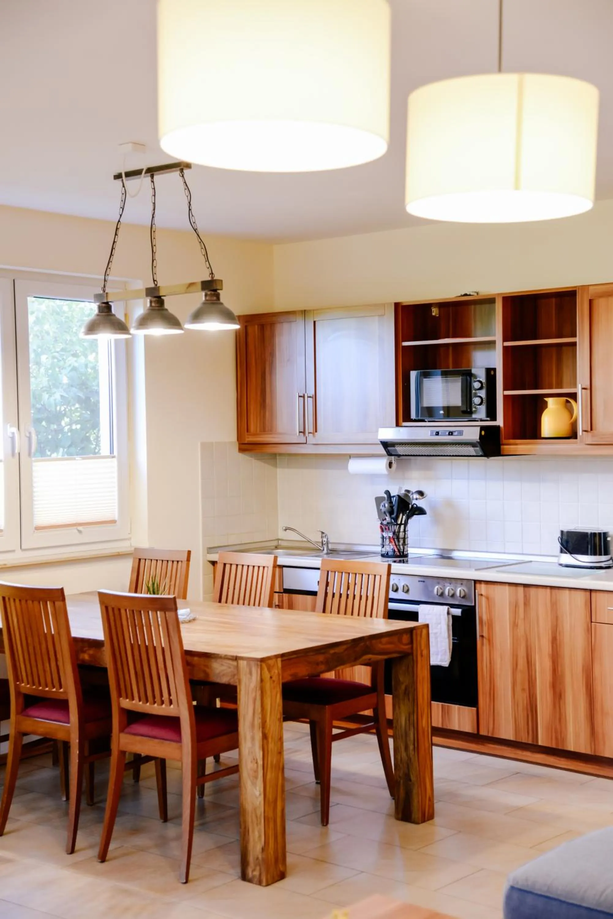 Kitchen or kitchenette in Ferienpark Templin direkt neben der Naturtherme