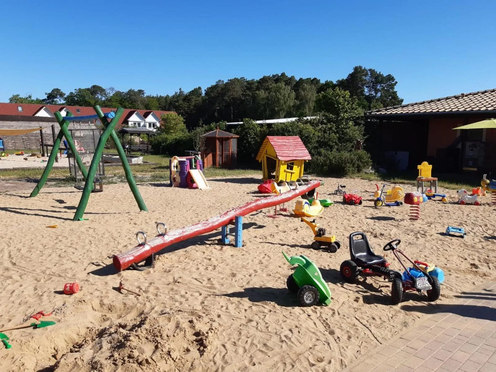 Children play ground in Ferienpark Templin direkt neben der Naturtherme