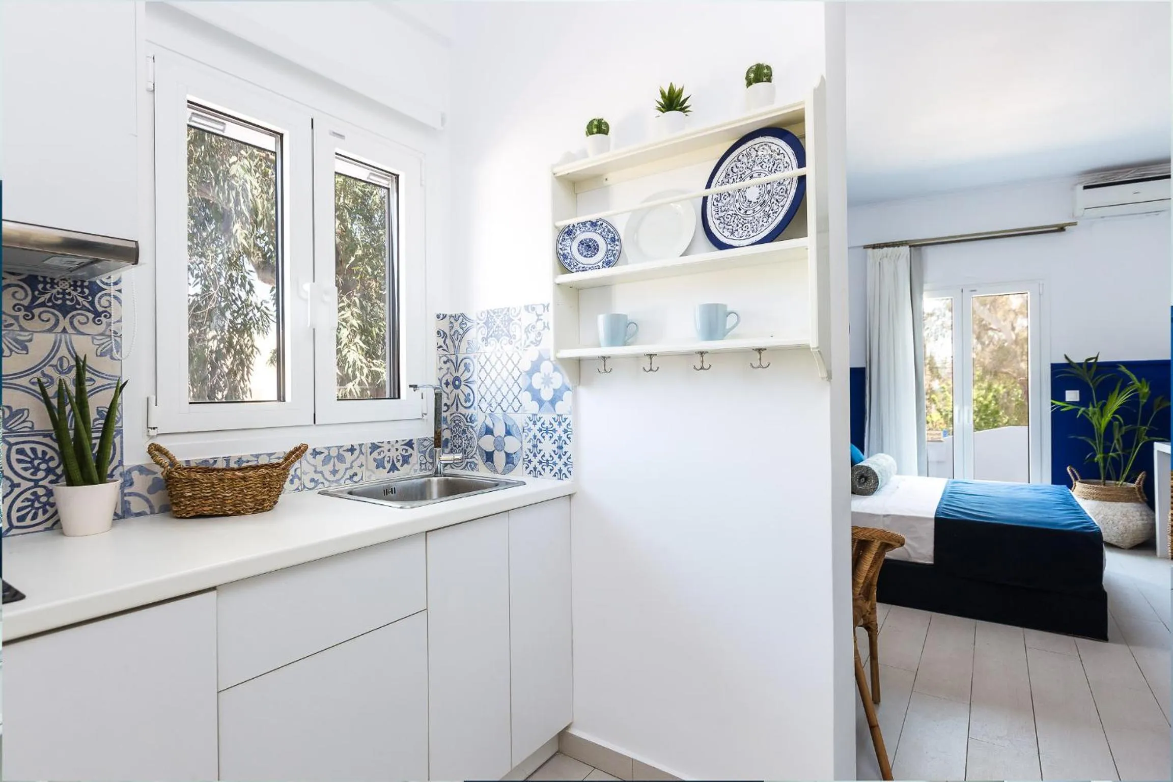 Balcony/Terrace in Georgioupolis Plaza Suites