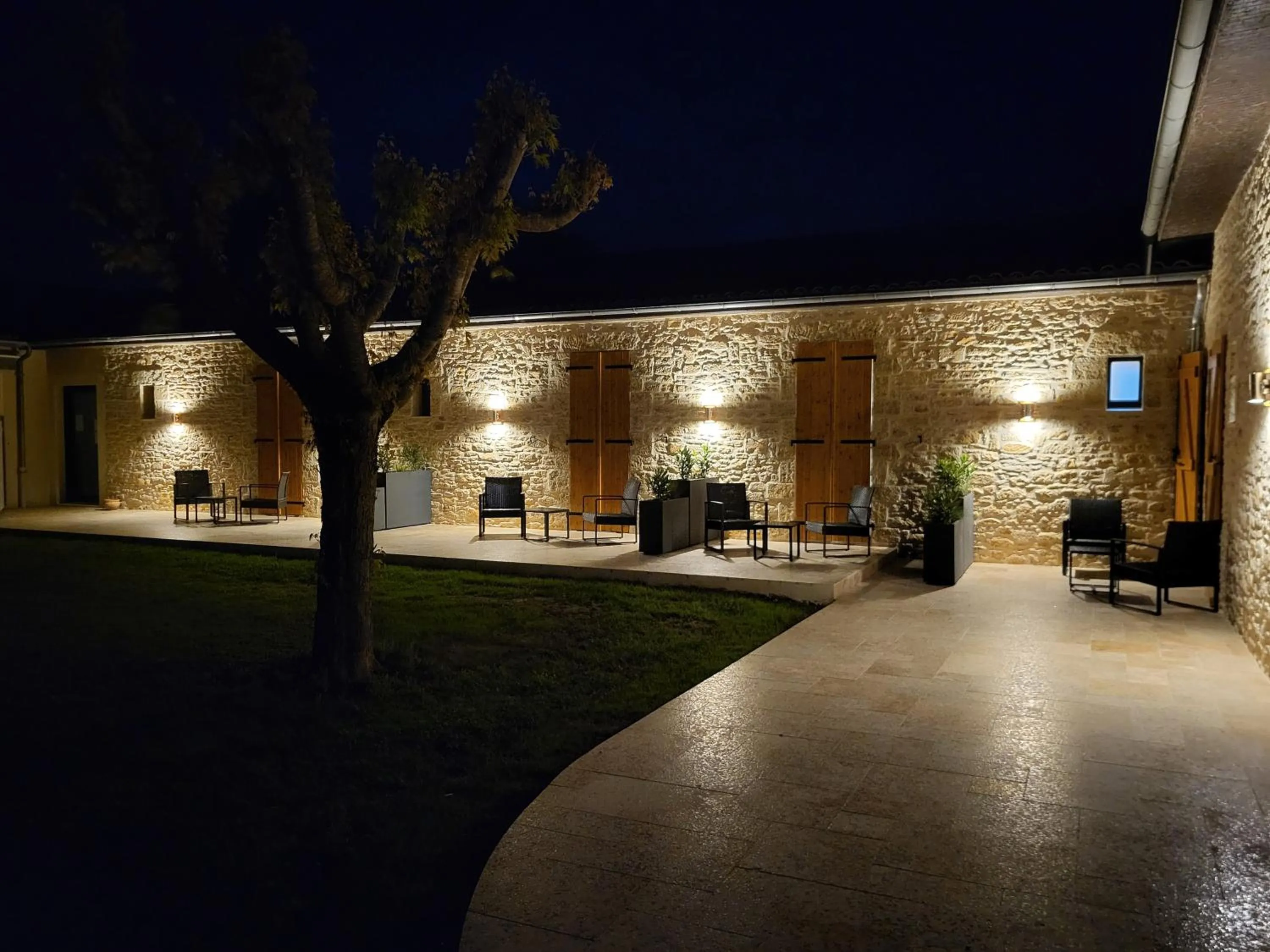 Patio in L'Oustal de Vézac