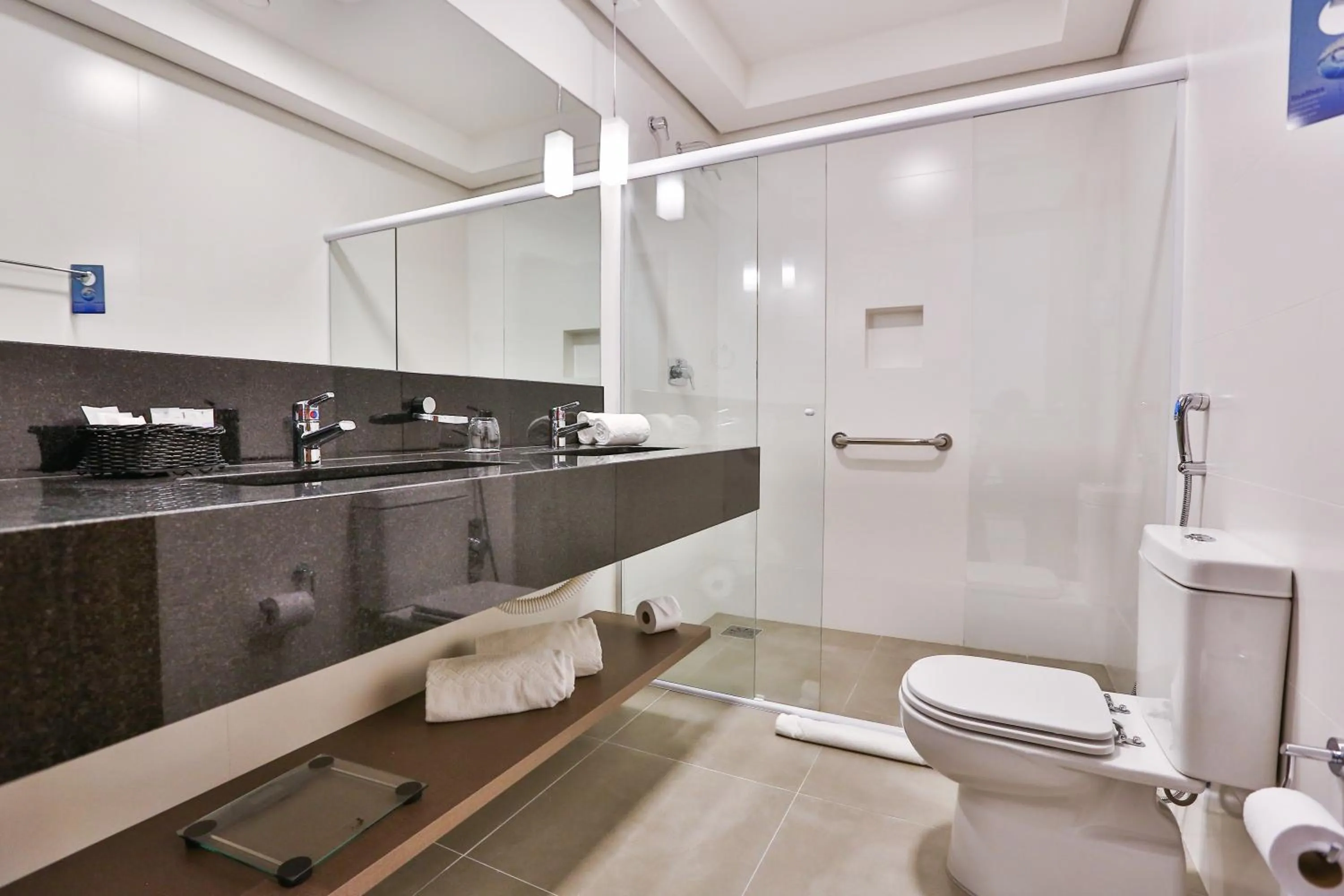 Toilet in Quality Hotel Blumenau