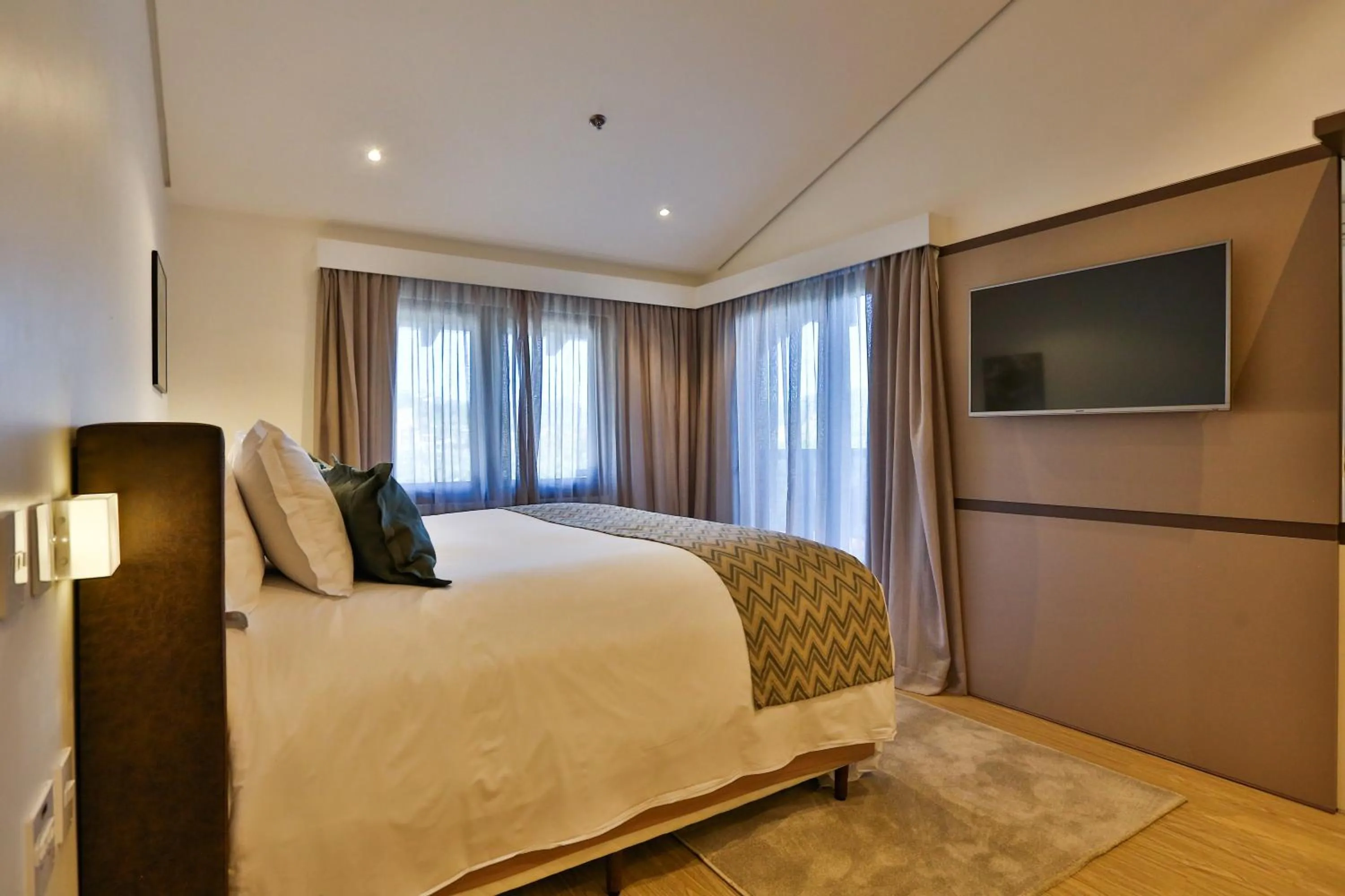Bed in Quality Hotel Blumenau