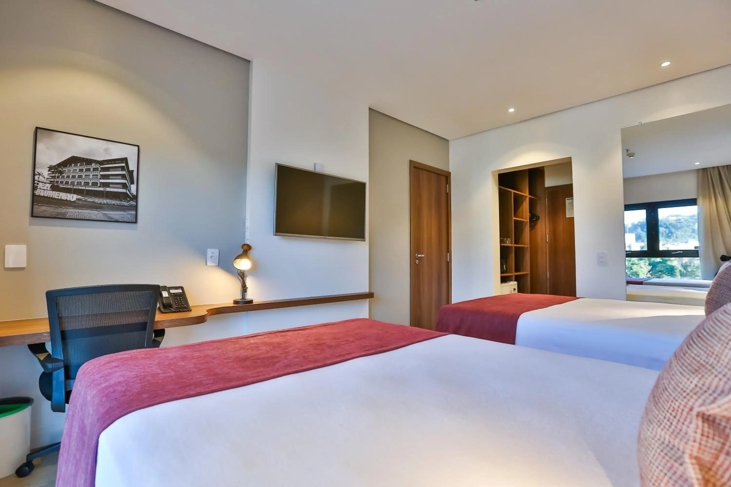 Bed in Quality Hotel Blumenau