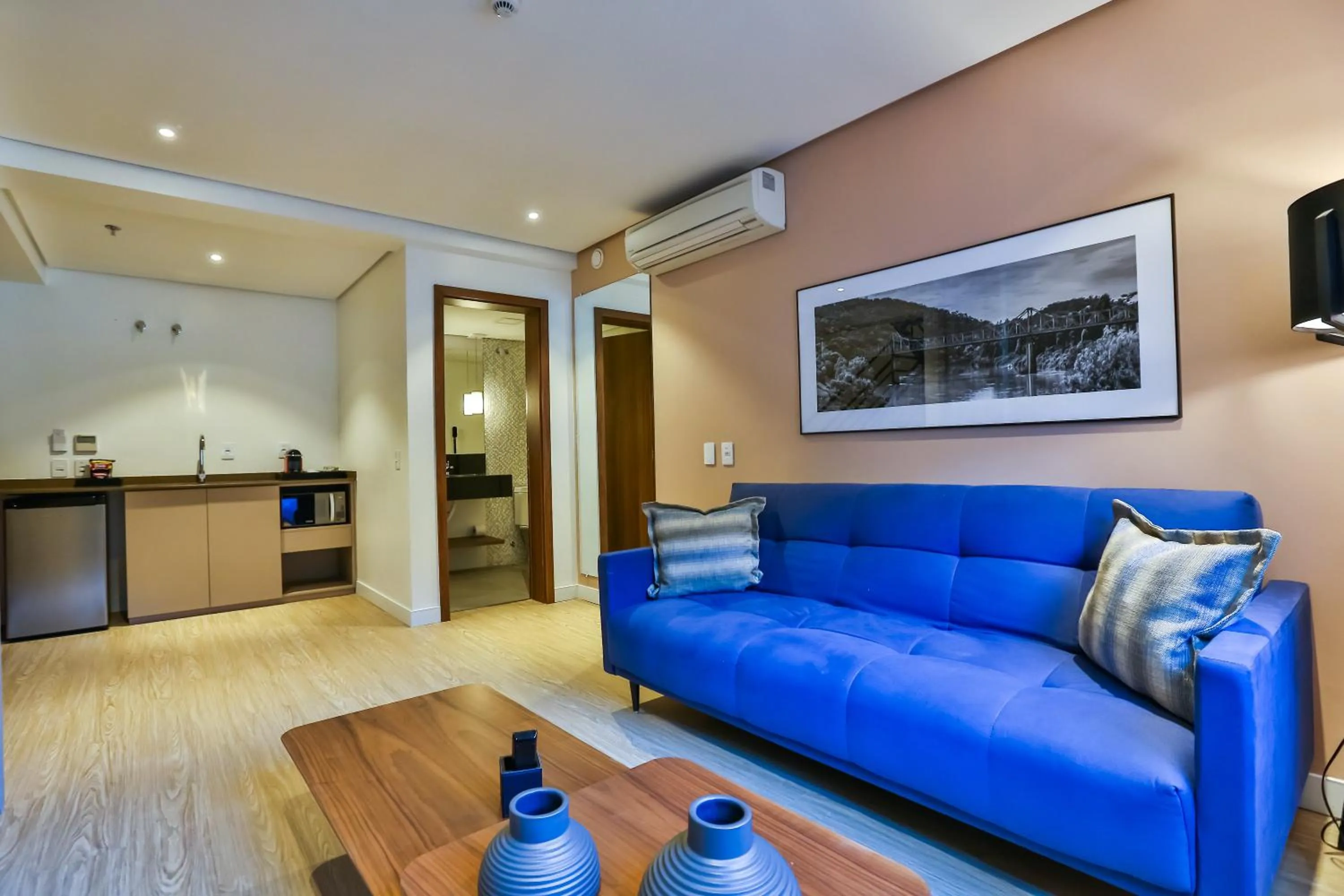 Living room in Quality Hotel Blumenau