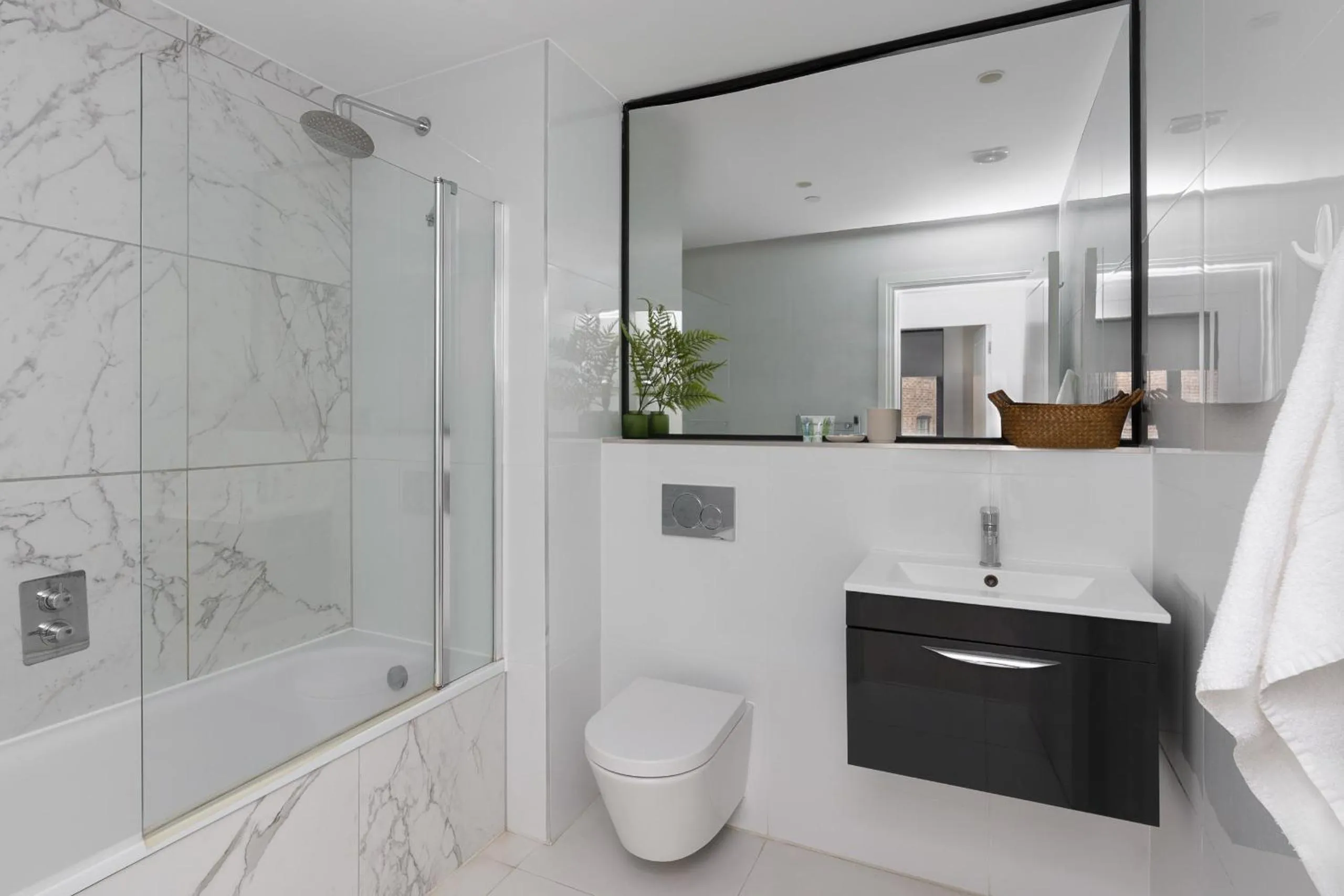 Shower in Oxford Circus Apartments by Calton Living
