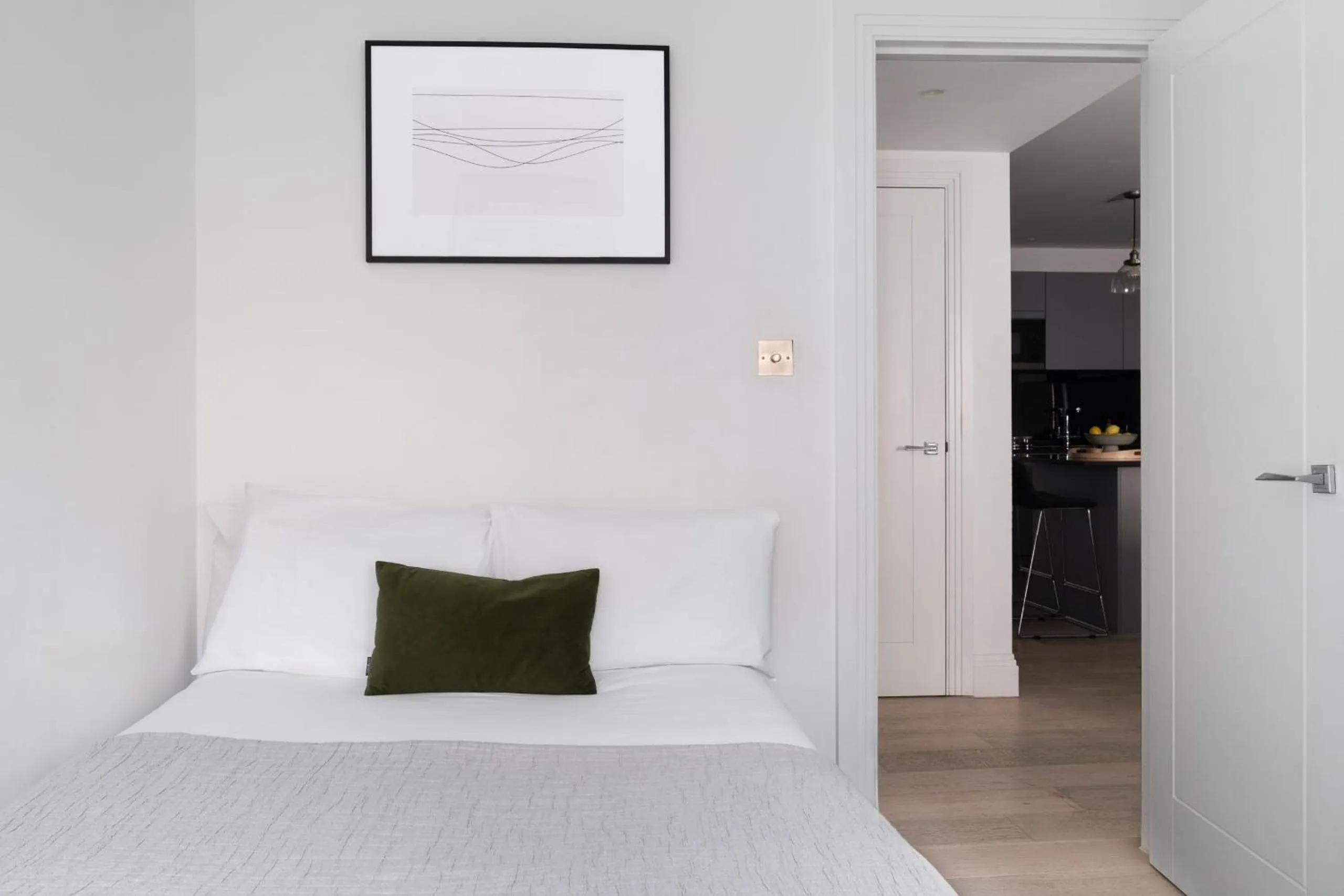 Bed in Oxford Circus Apartments by Calton Living