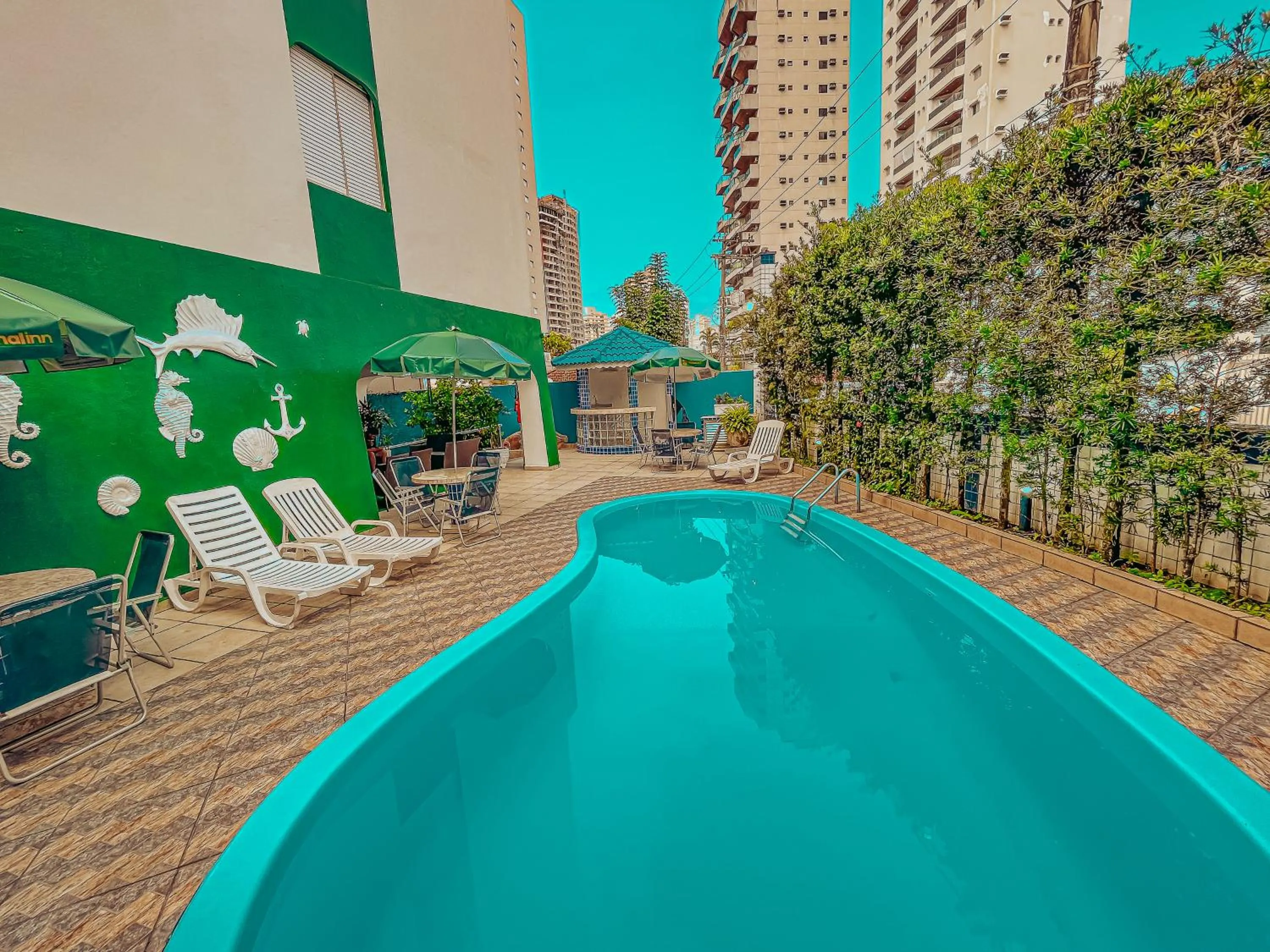 Swimming pool in Hotel Nacional Inn Guarujá