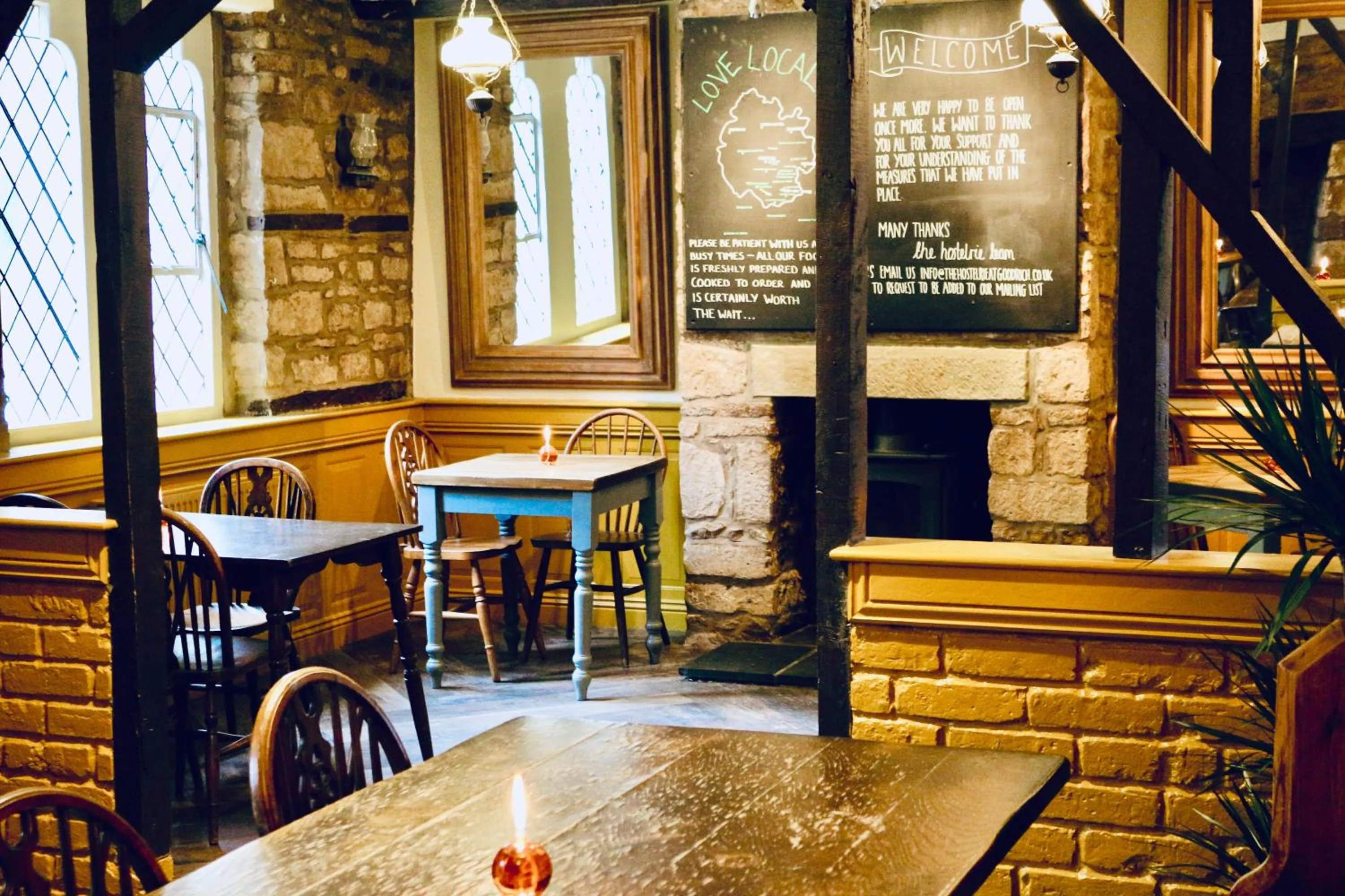 Restaurant/places to eat in The Hostelrie at Goodrich