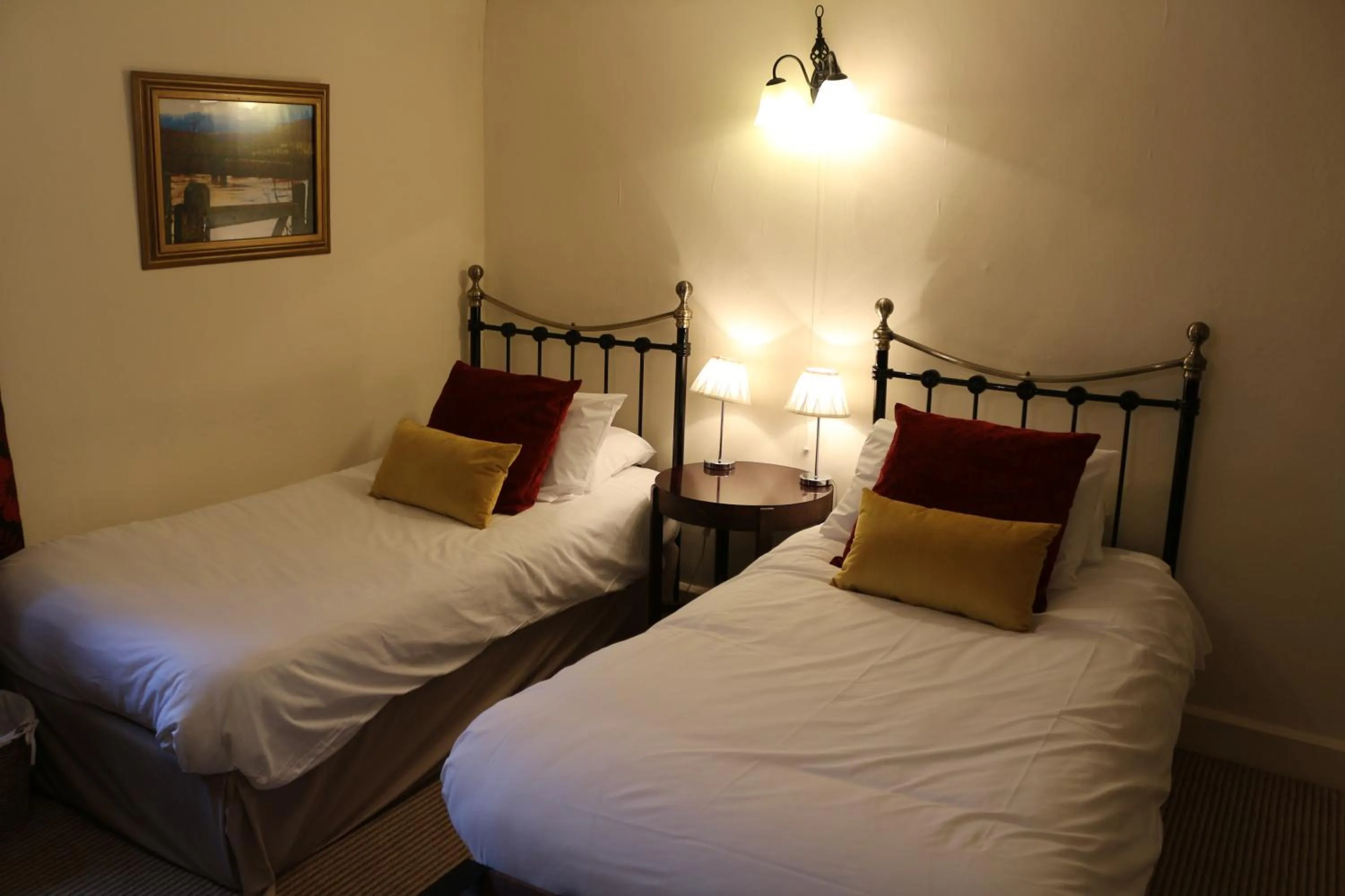 Bed in The Hostelrie at Goodrich