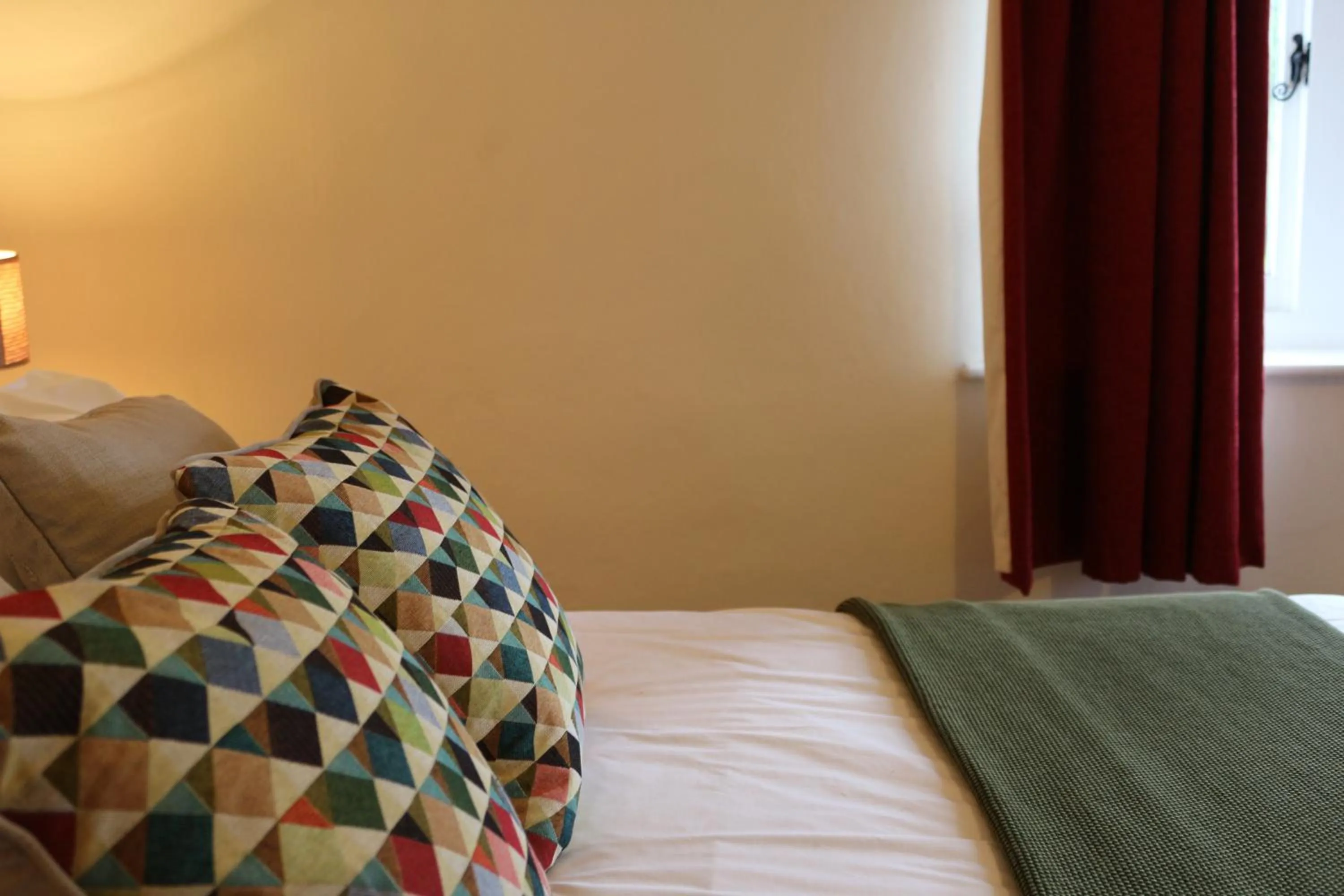 Bed in The Hostelrie at Goodrich