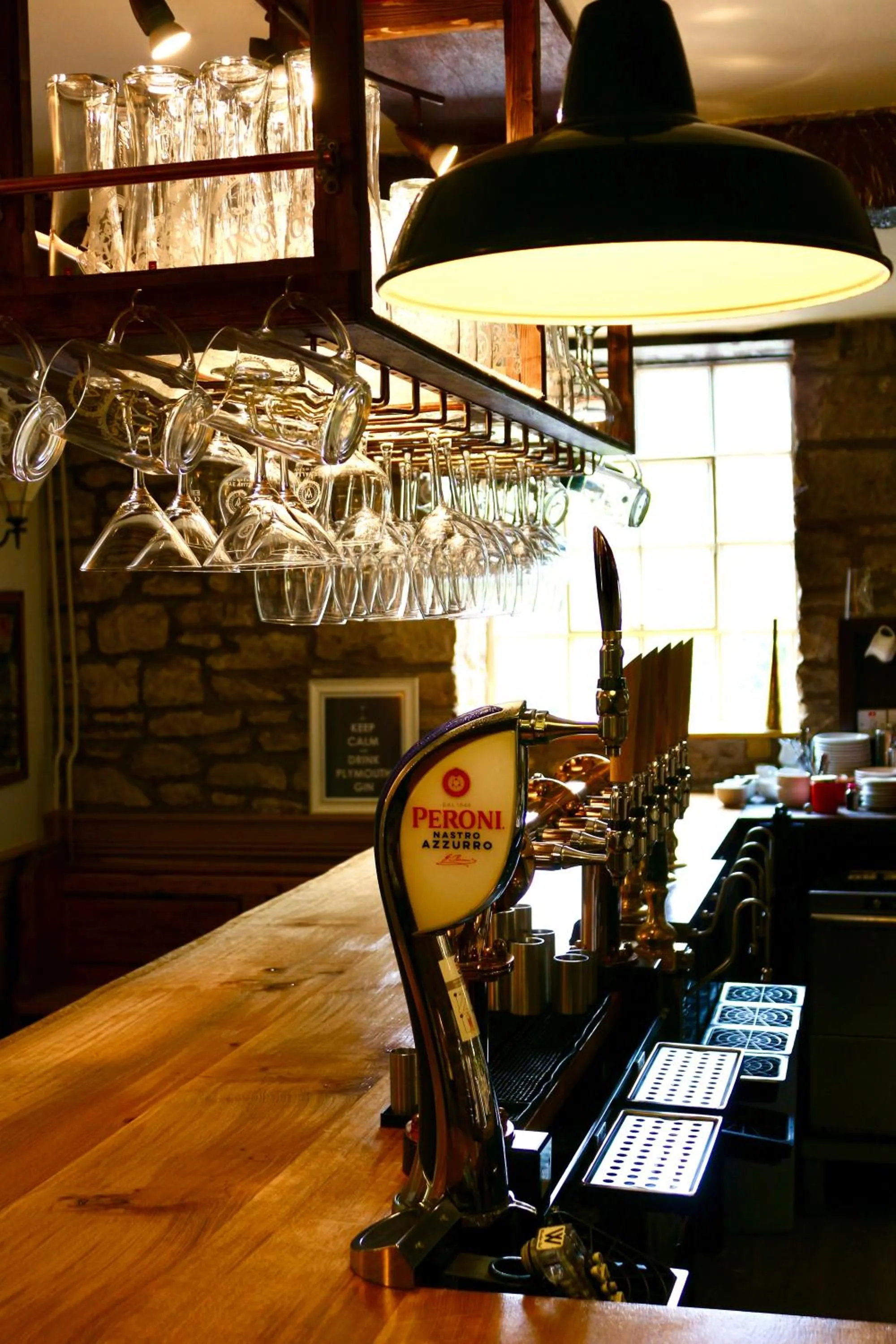 Food and drinks in The Hostelrie at Goodrich