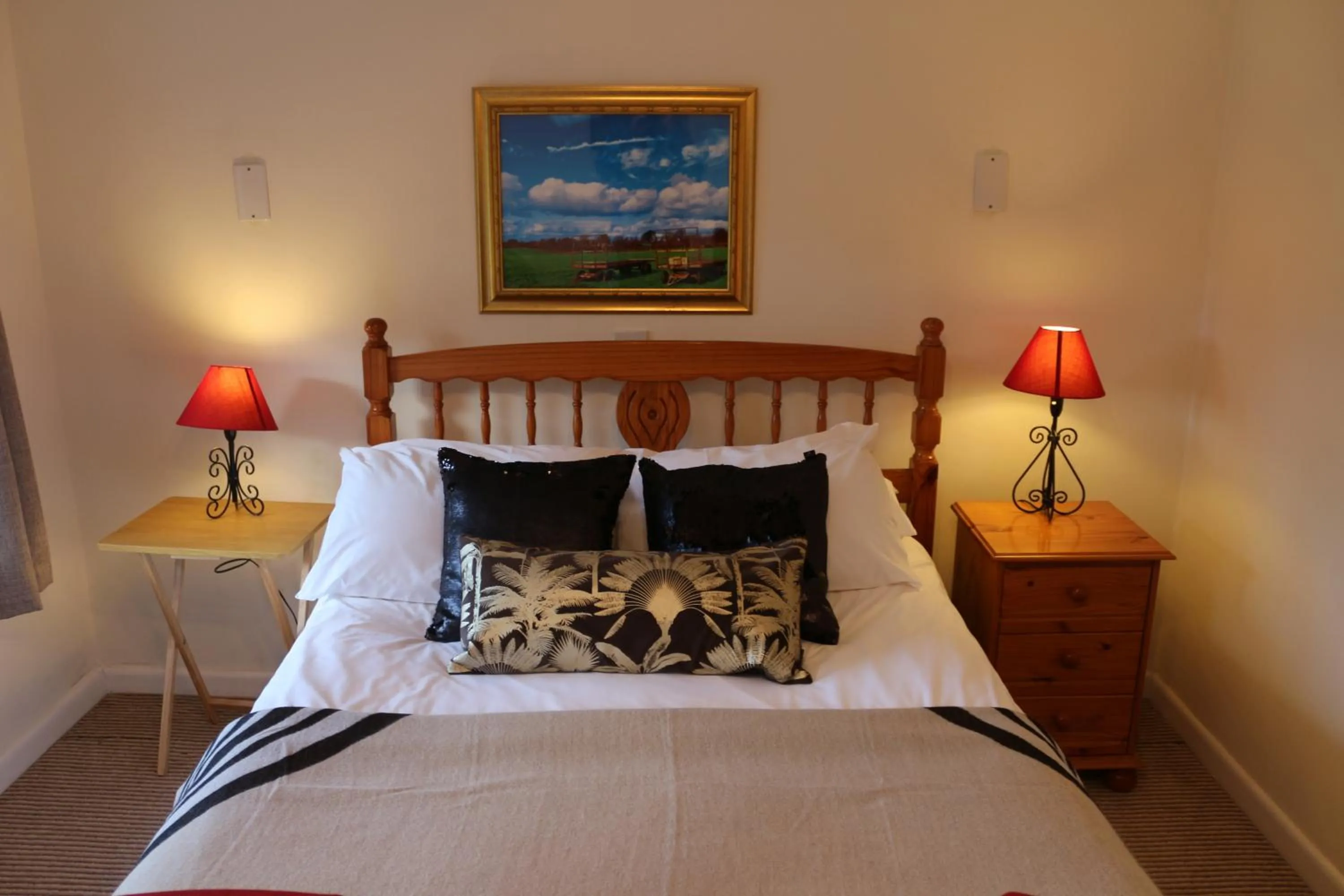 Bed in The Hostelrie at Goodrich