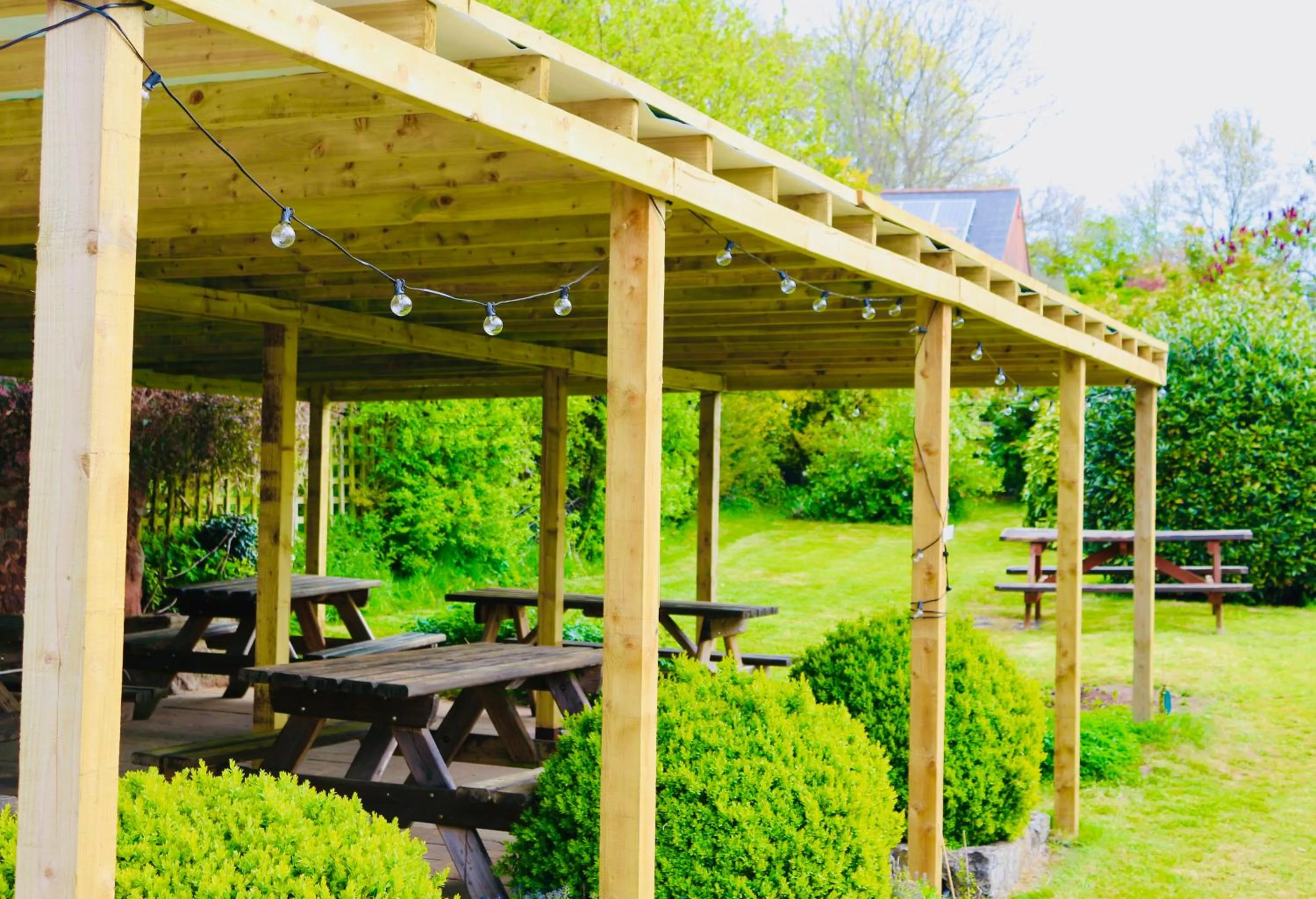 Garden in The Hostelrie at Goodrich