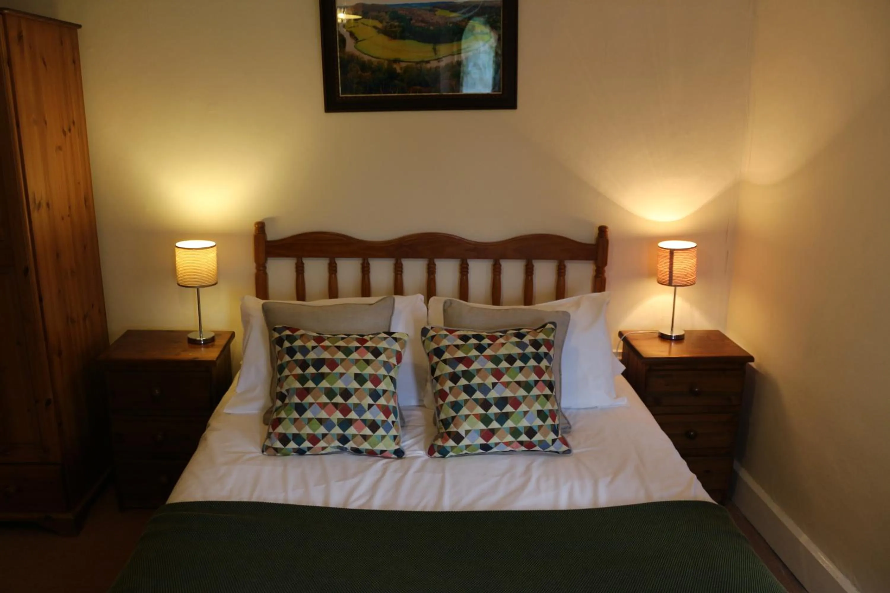 Bed in The Hostelrie at Goodrich