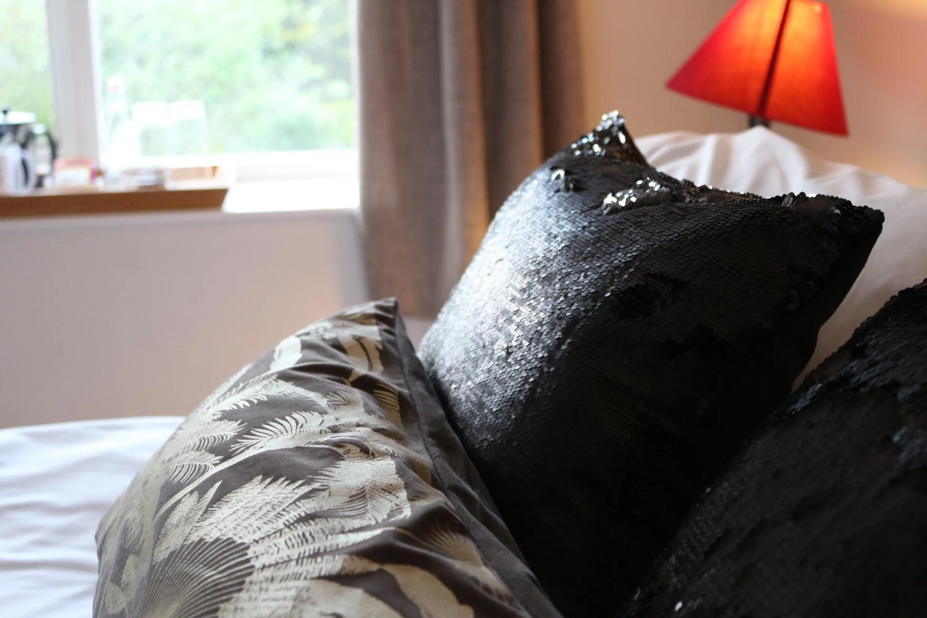 Bed in The Hostelrie at Goodrich