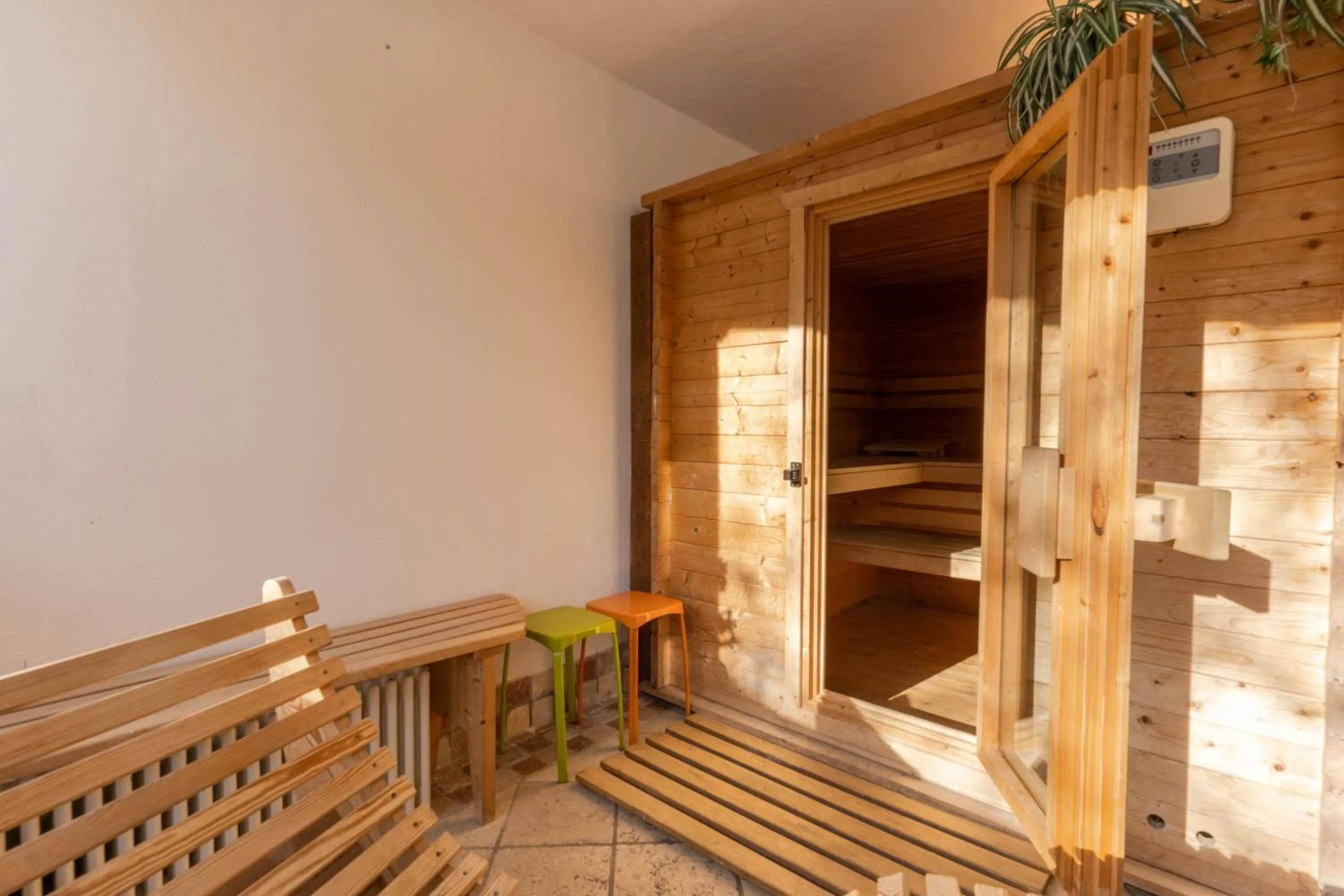 Sauna in Hotel Des Alpes