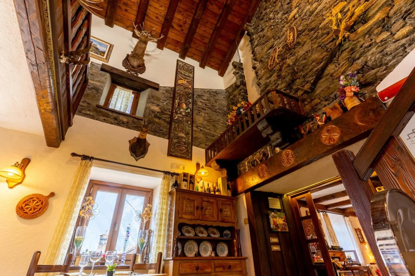 Lobby or reception in Hotel Des Alpes