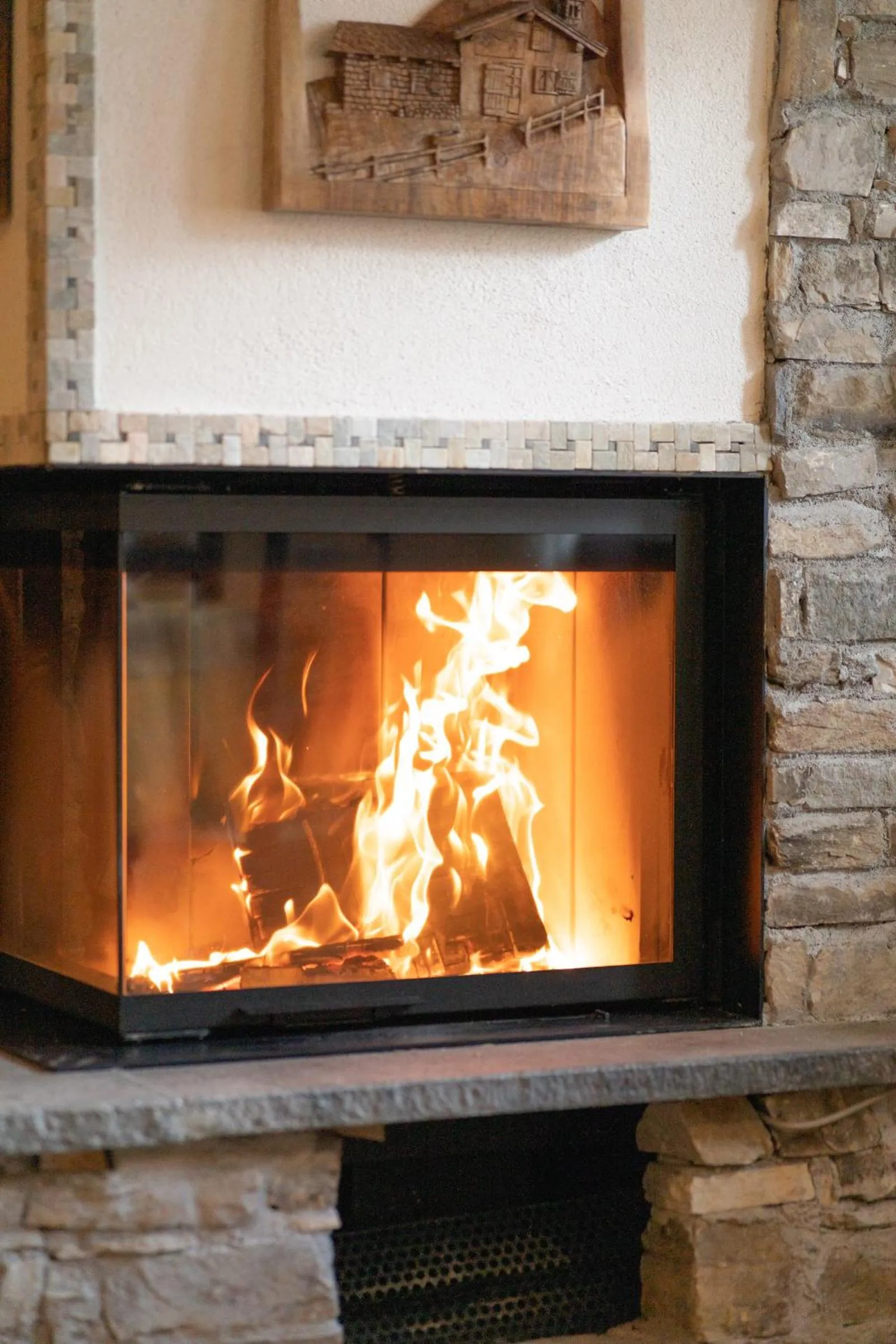 Decorative detail in Hotel Des Alpes