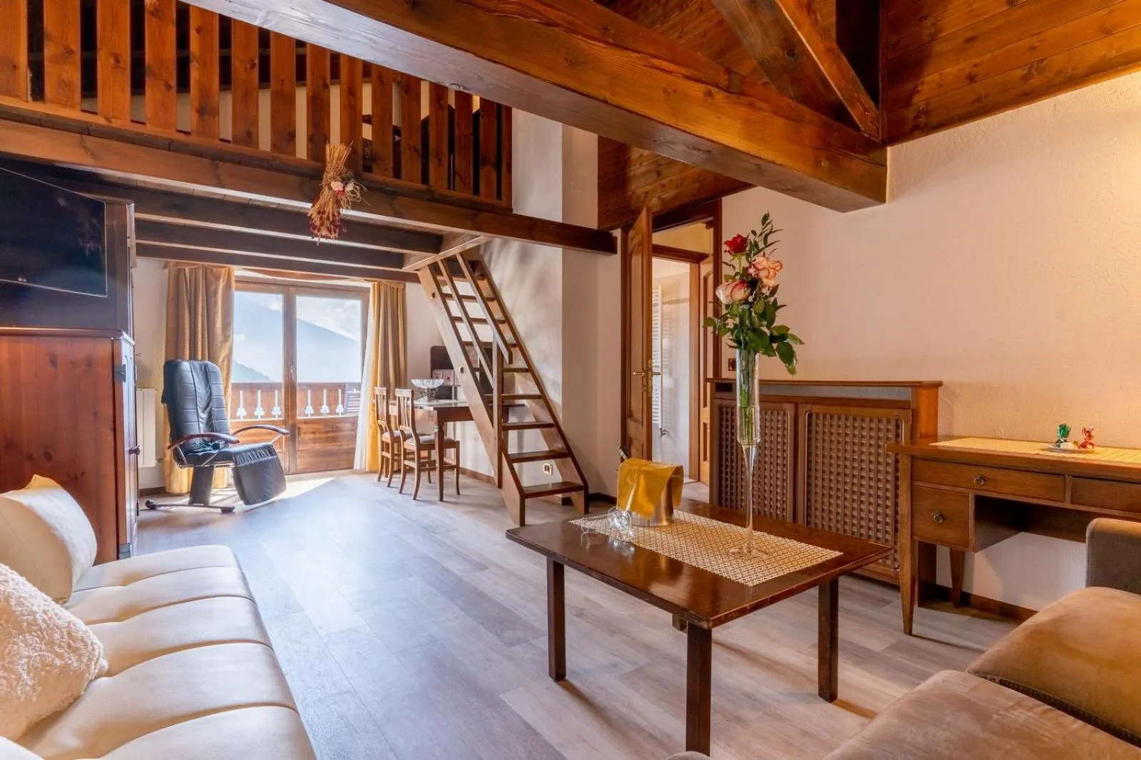 Living room in Hotel Des Alpes