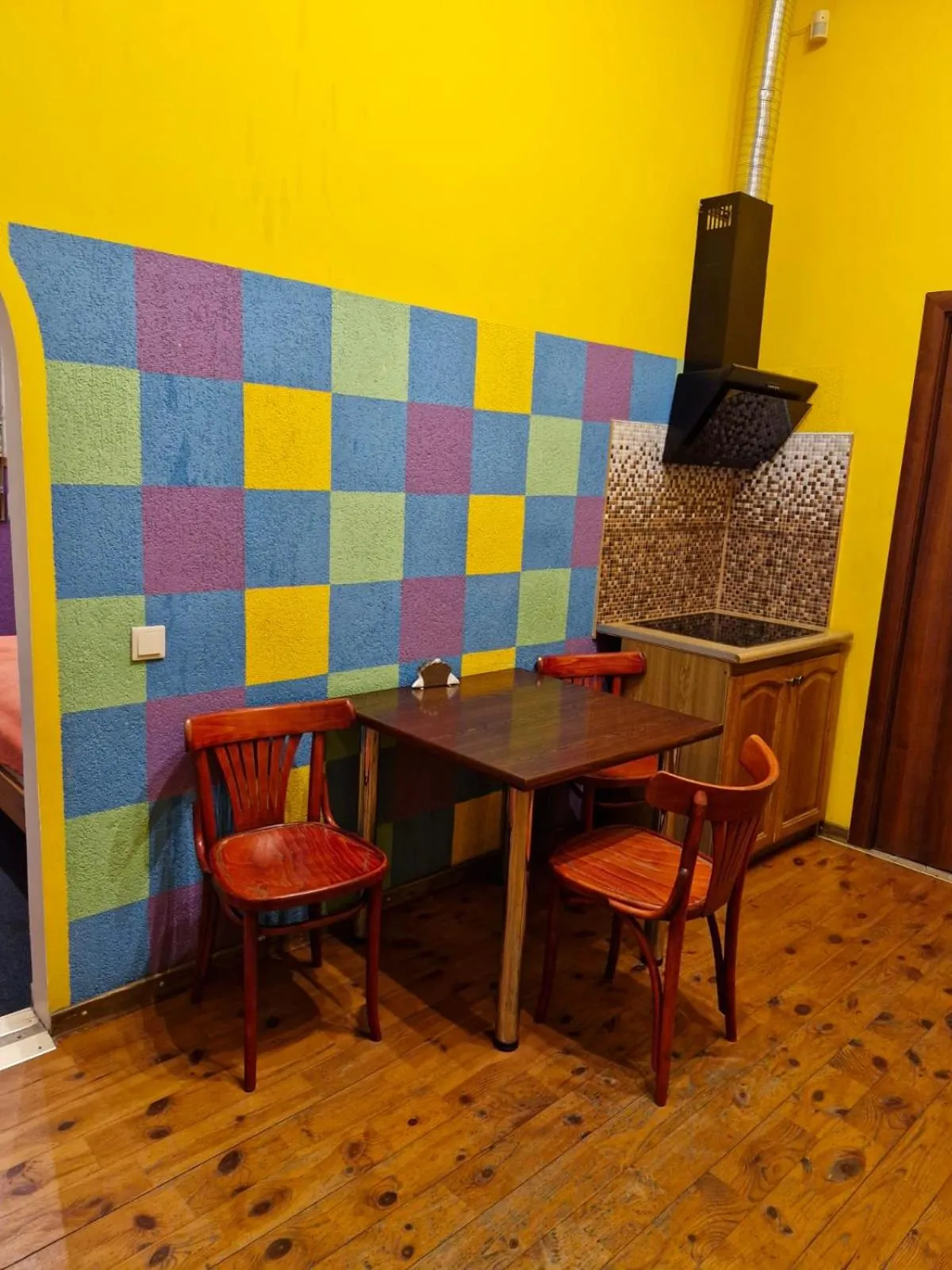 stove in Hotel Erfolg